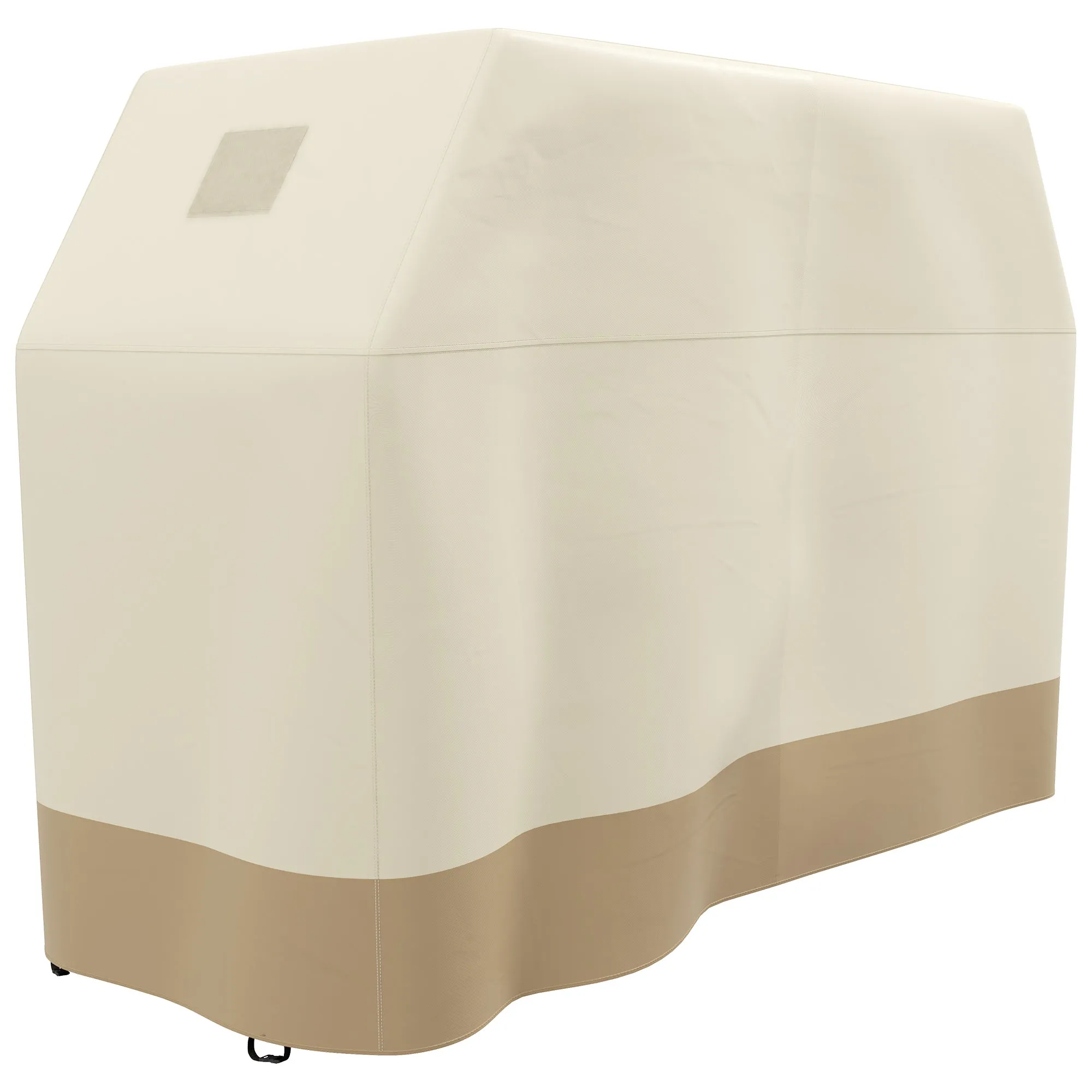 71W x 188Lcm Protective Grill Cover Beige PU Coated