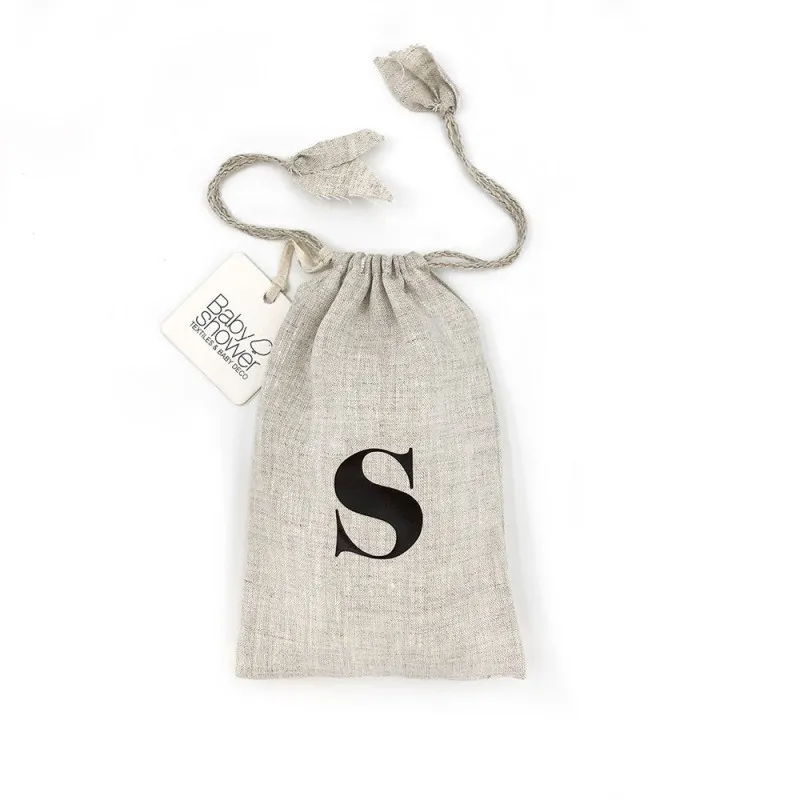 100% linen dummy bag