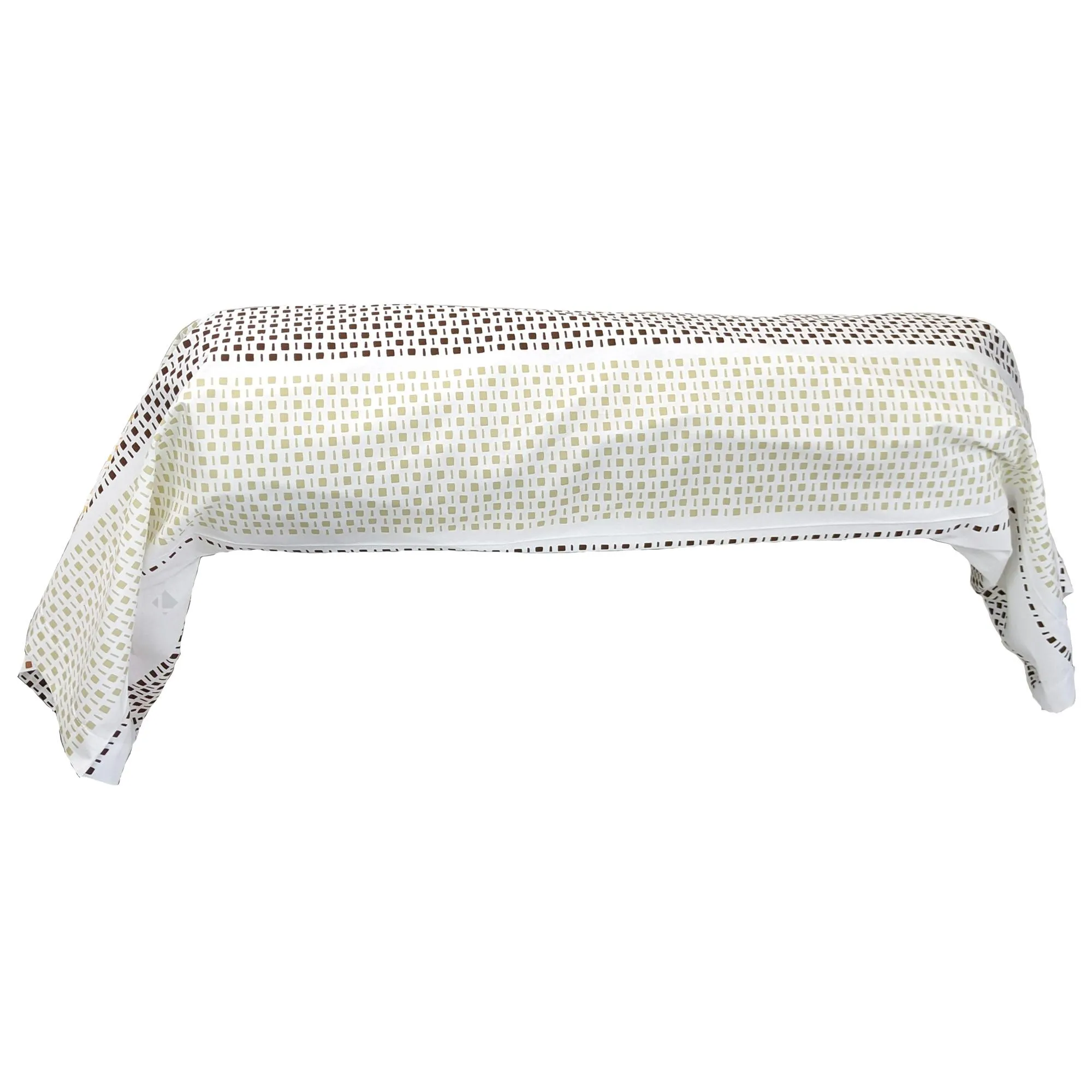 Taie de traversin 86X240 cm 100% coton NIAGARA marron Châtaigne