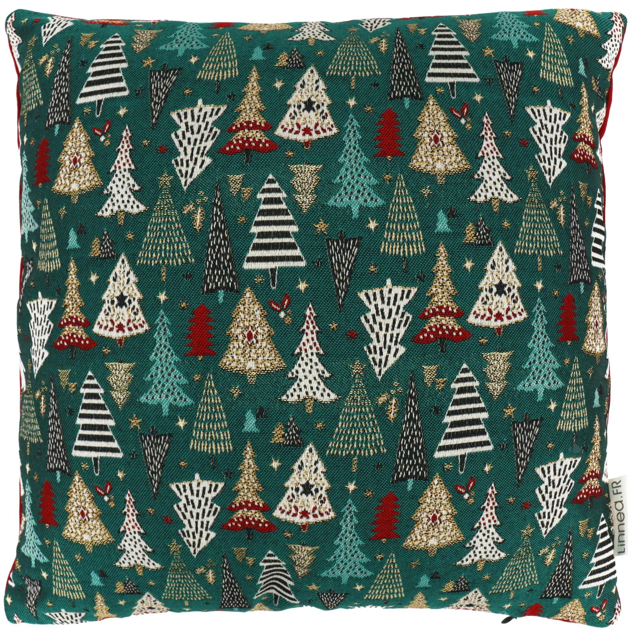 Housse de coussin 45x45 cm CELEBRATION Vert Epicea