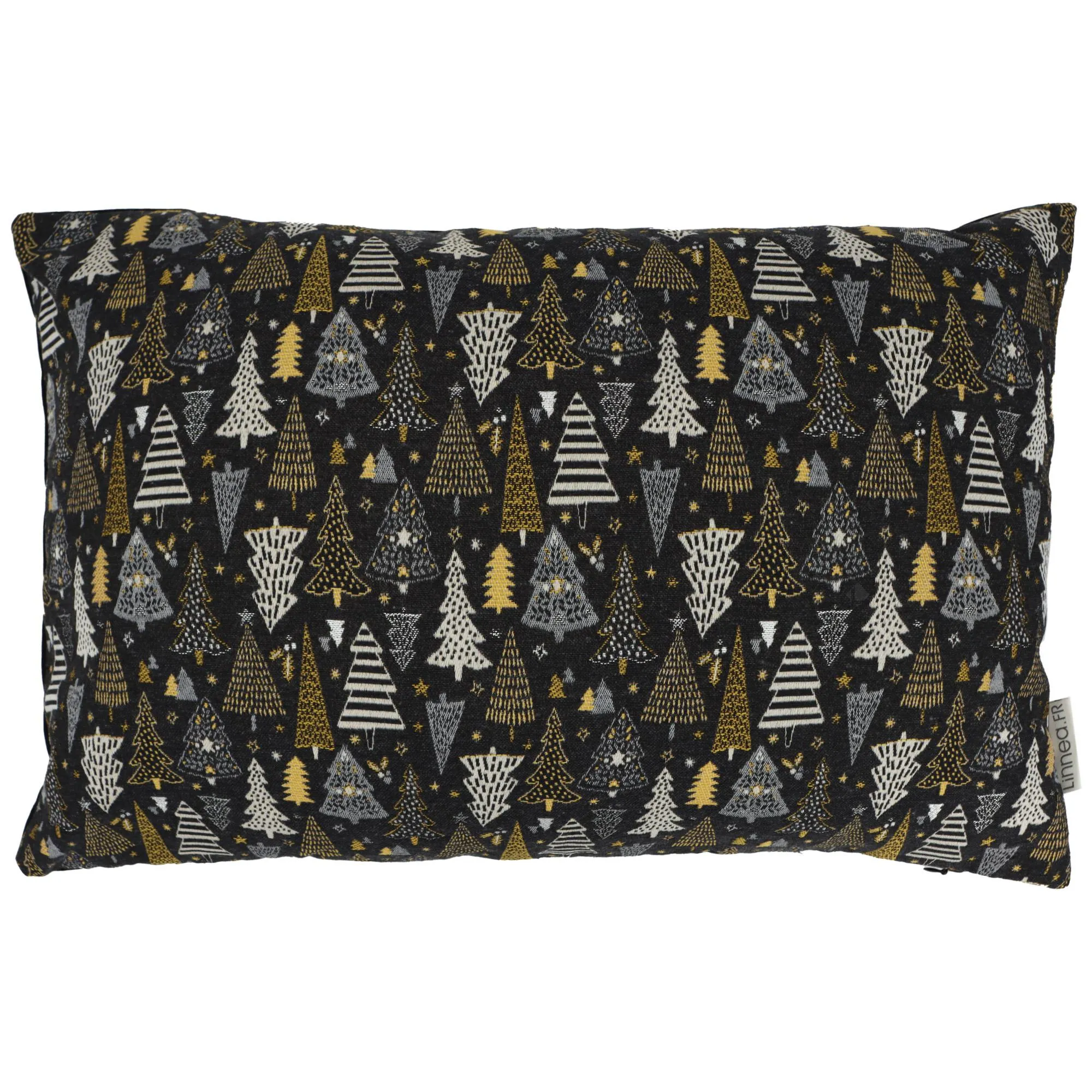 Housse de coussin 45x70 cm CELEBRATION Gris Graphite