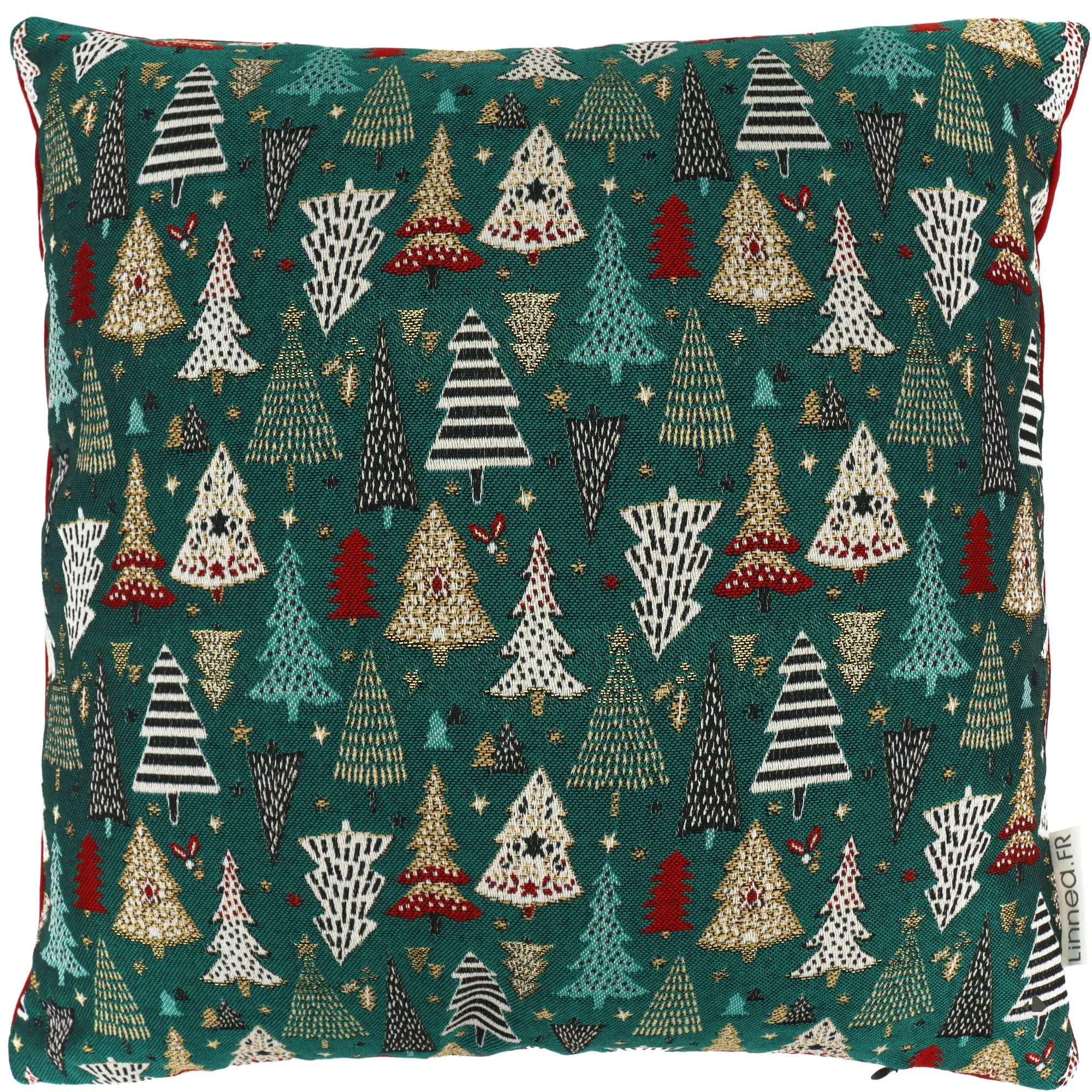 Housse de coussin 40x40 cm CELEBRATION Vert Epicea