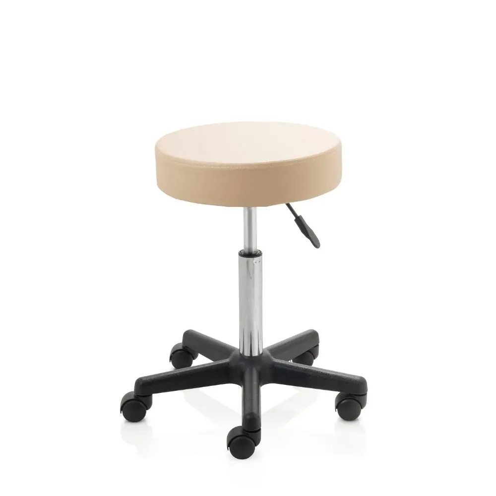 ZenGrowth Tabouret Beige avec structure en plastique sans anneau de pied
