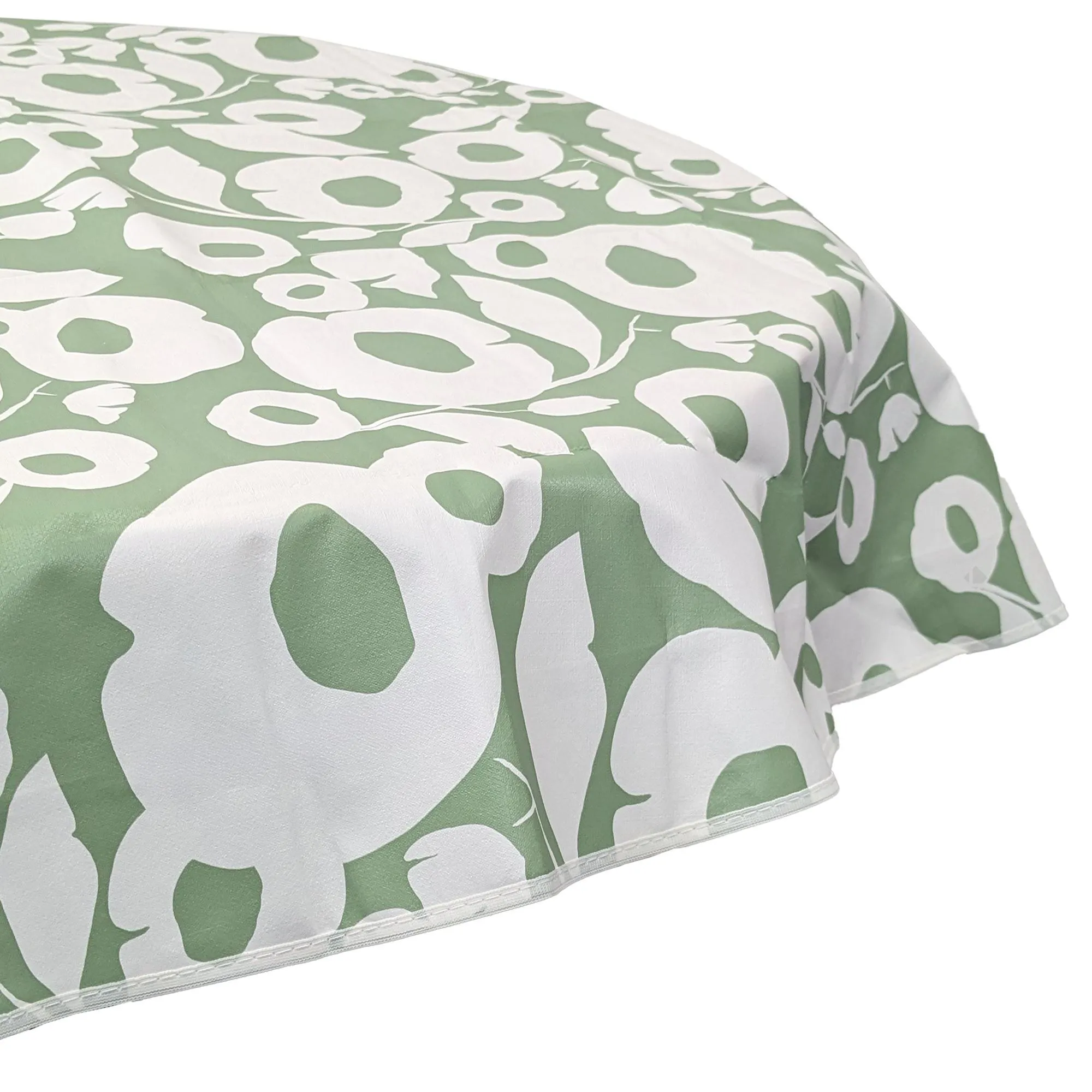 Nappe ronde 160cm antitaches collection GRANDIR vert