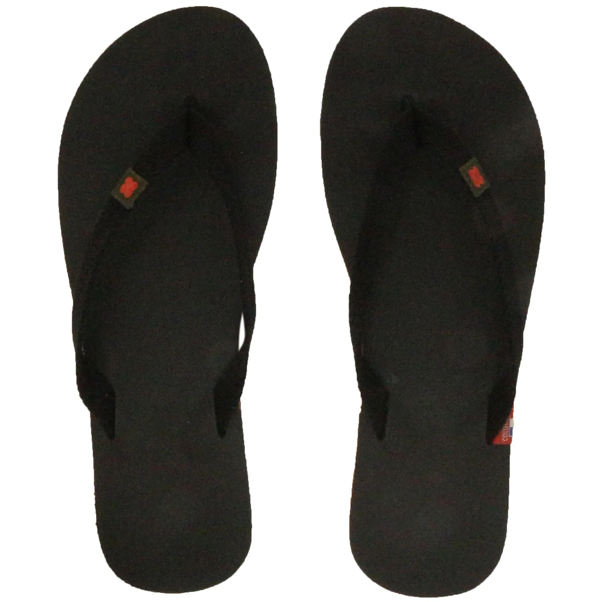 Tong en cuir velours de la collection MOOREA taille 42/43 Noir