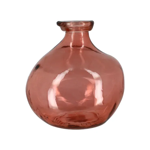 VASE SIMPLICITY
HAUTEUR 18CM EN VERRE
100% RECYCLÉ ROSE