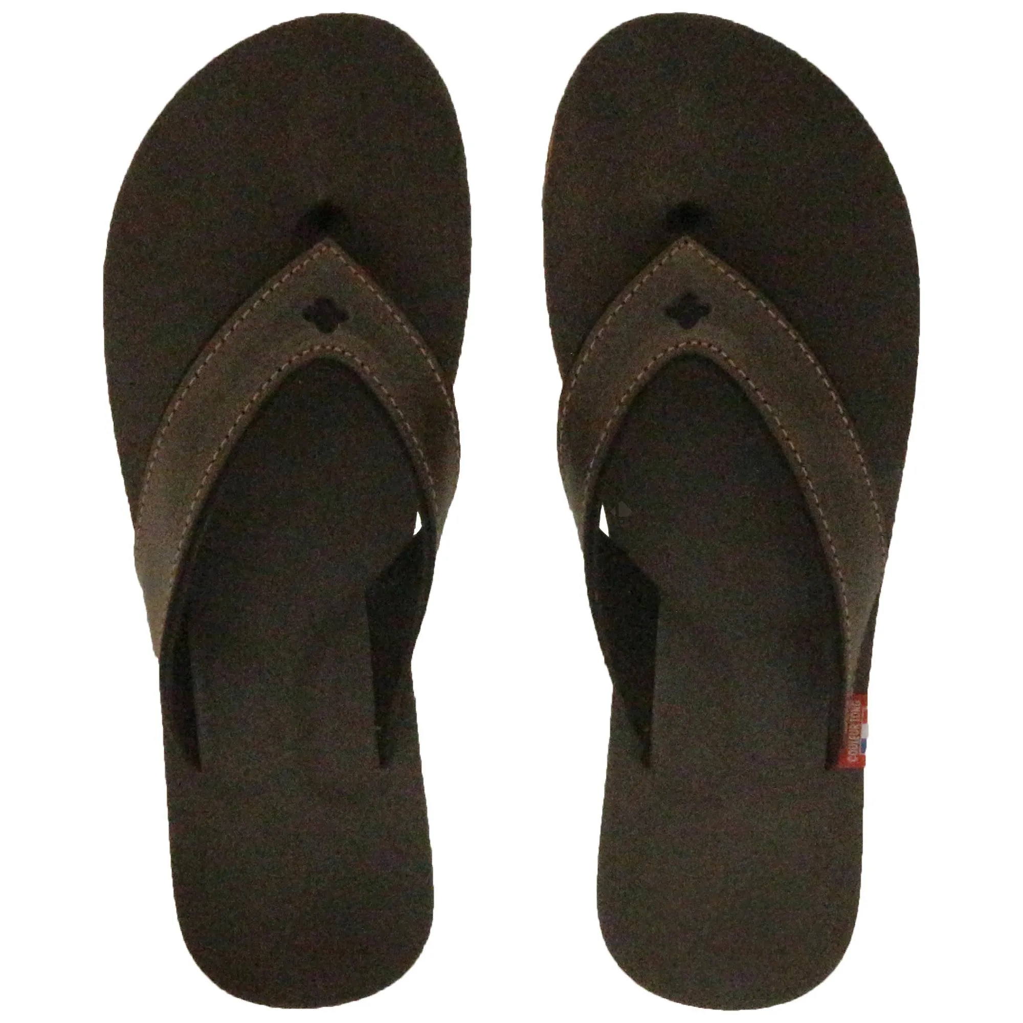 Tong bride large en cuir SPERONE 44/45 marron Chocolat