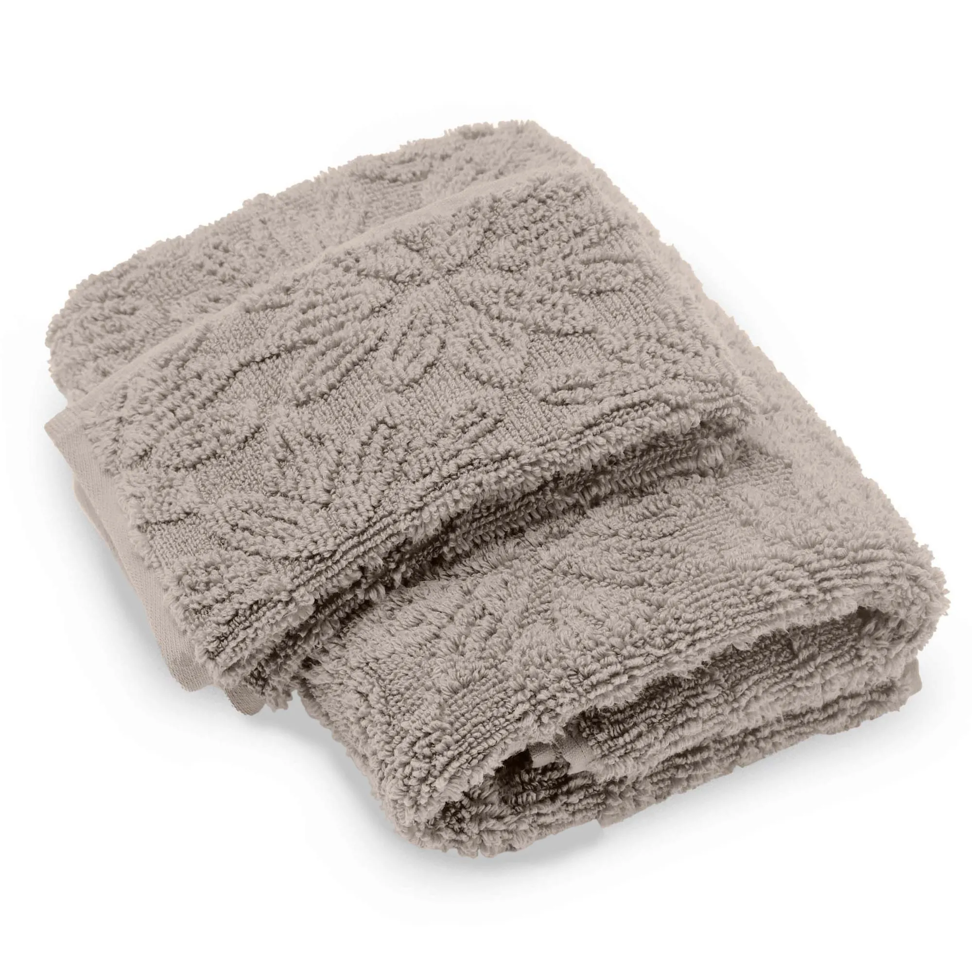 Serviette invité 420 g/m² 30x50 cm BAMAKO micro-coton beige Naturel