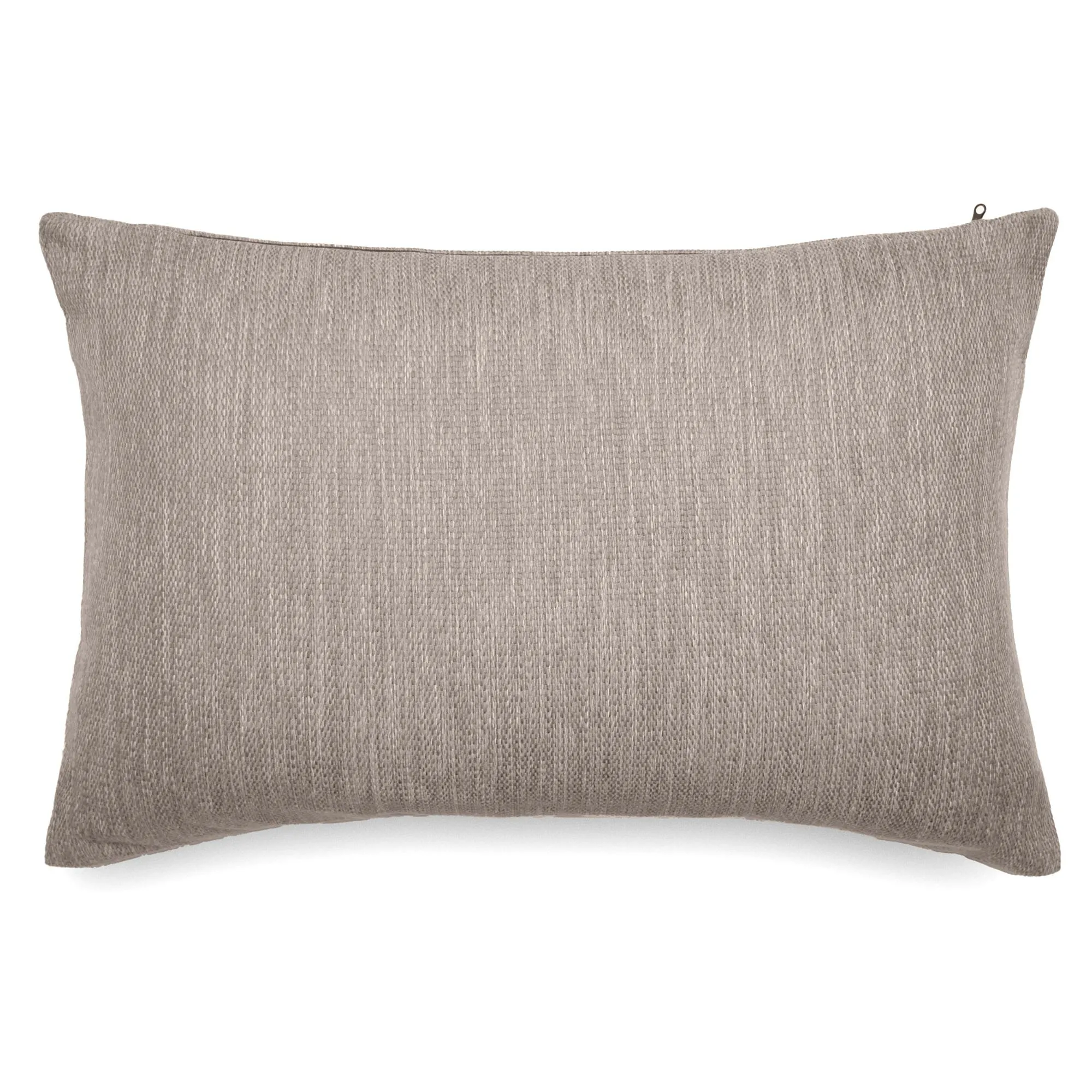 Housse de coussin 40x60 cm collection SYRACUSE tissu Oléfine gris lin