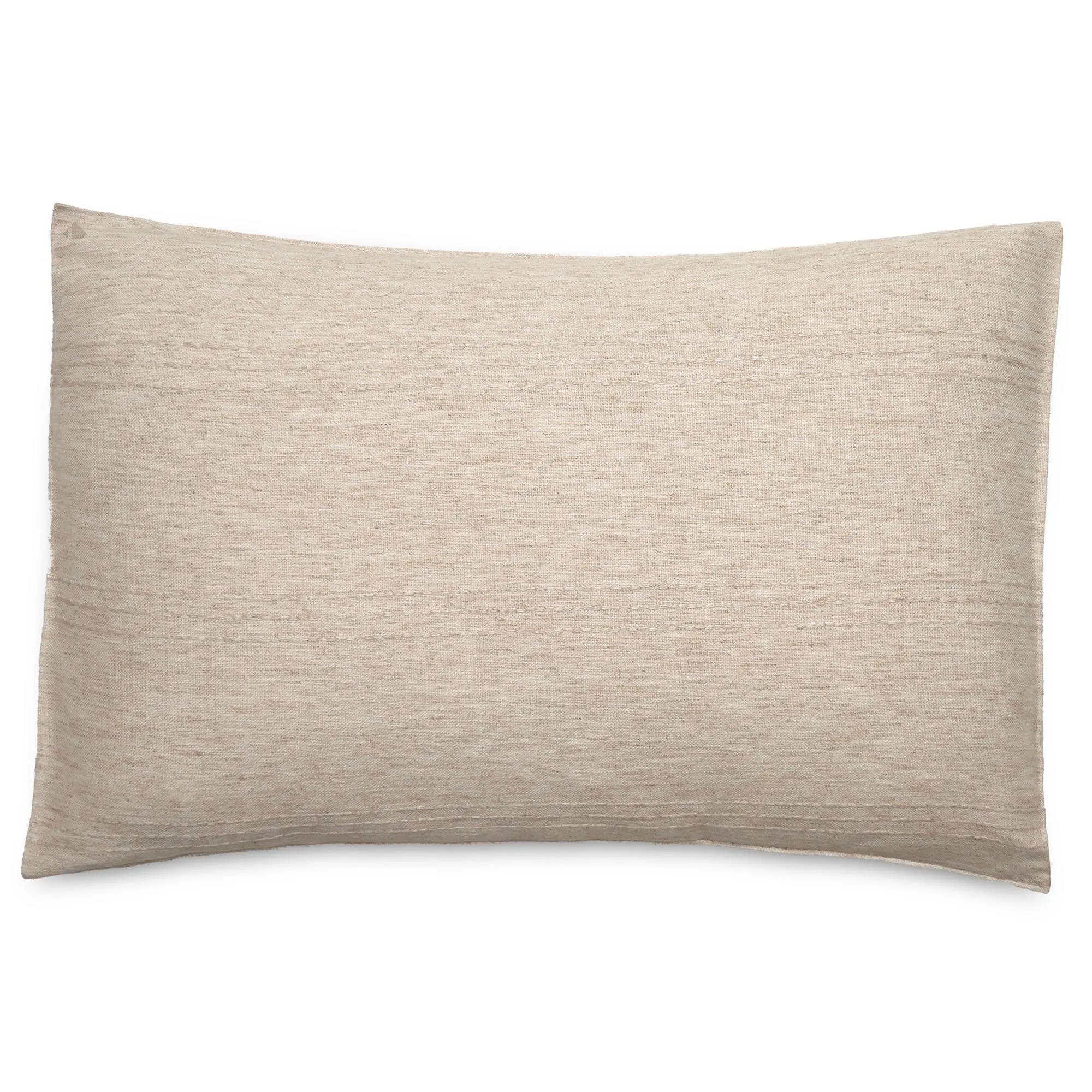 Housse de coussin 50x70 cm lin et coton collection JAÏA beige lin