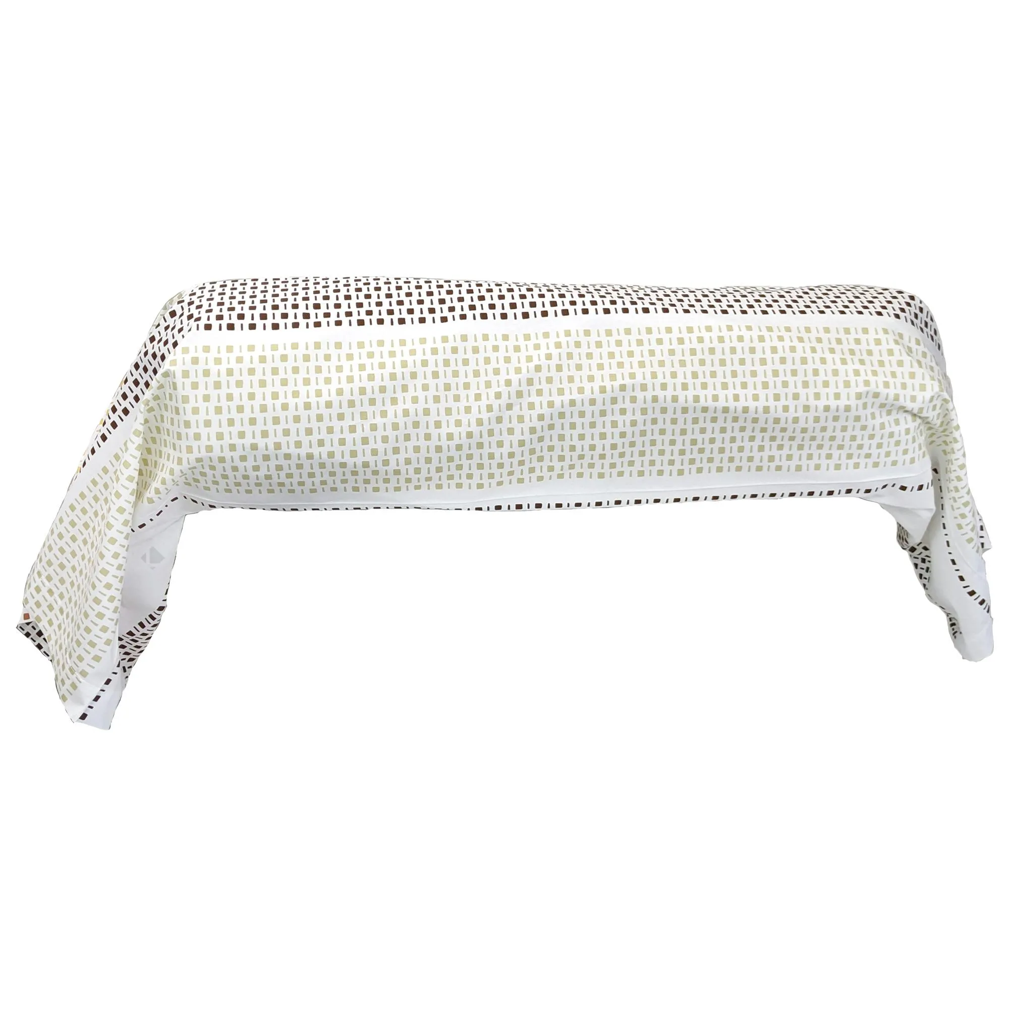 Taie de traversin 86X200 cm 100% coton NIAGARA marron Châtaigne