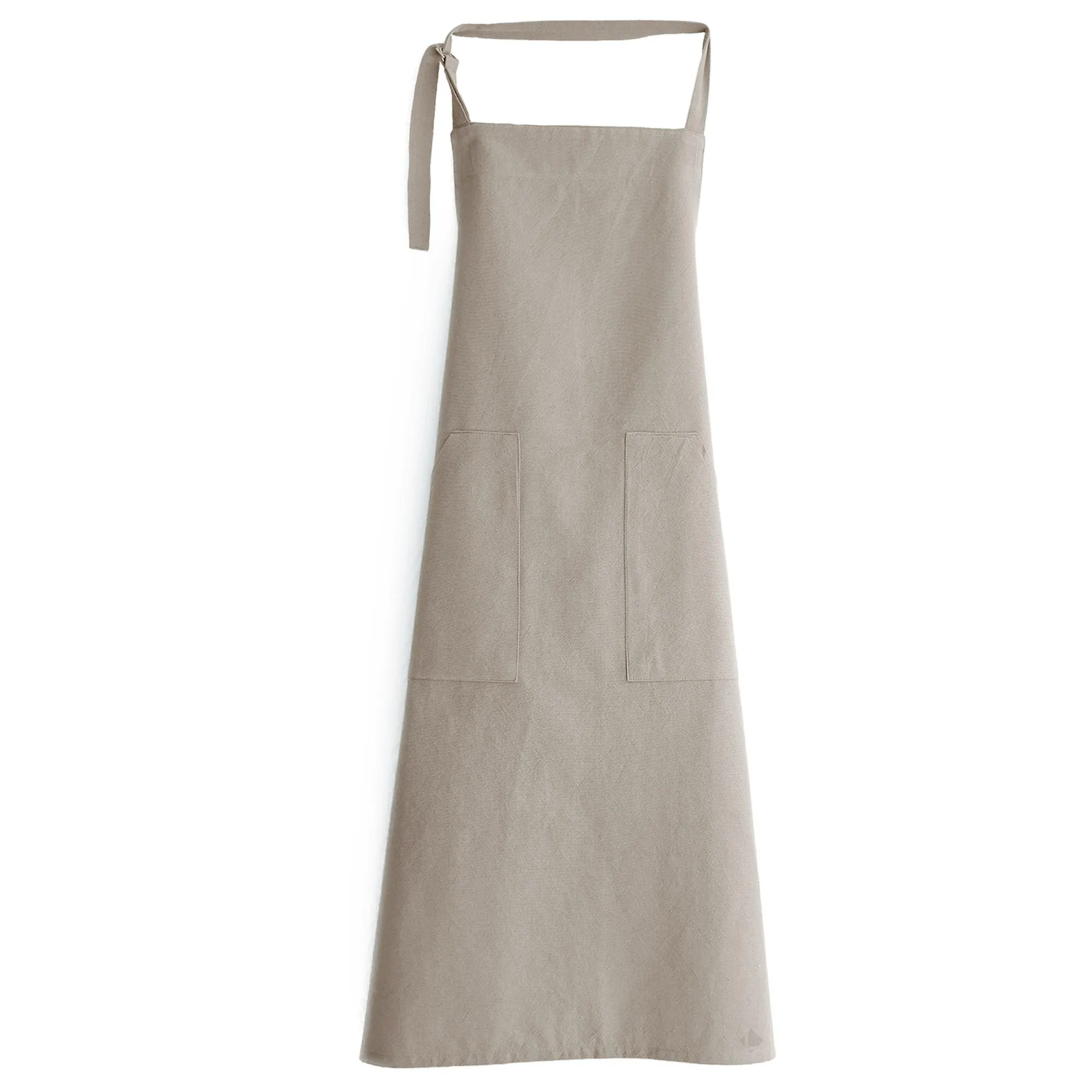 Tablier de cuisine double poche 70x90 cm 100% coton HONO beige Chanvre