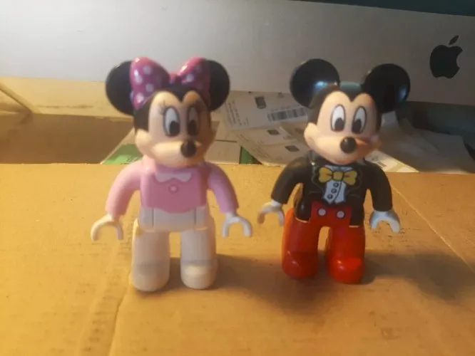 2 figurines LEGO Duplo Minnie et Mickey mouse