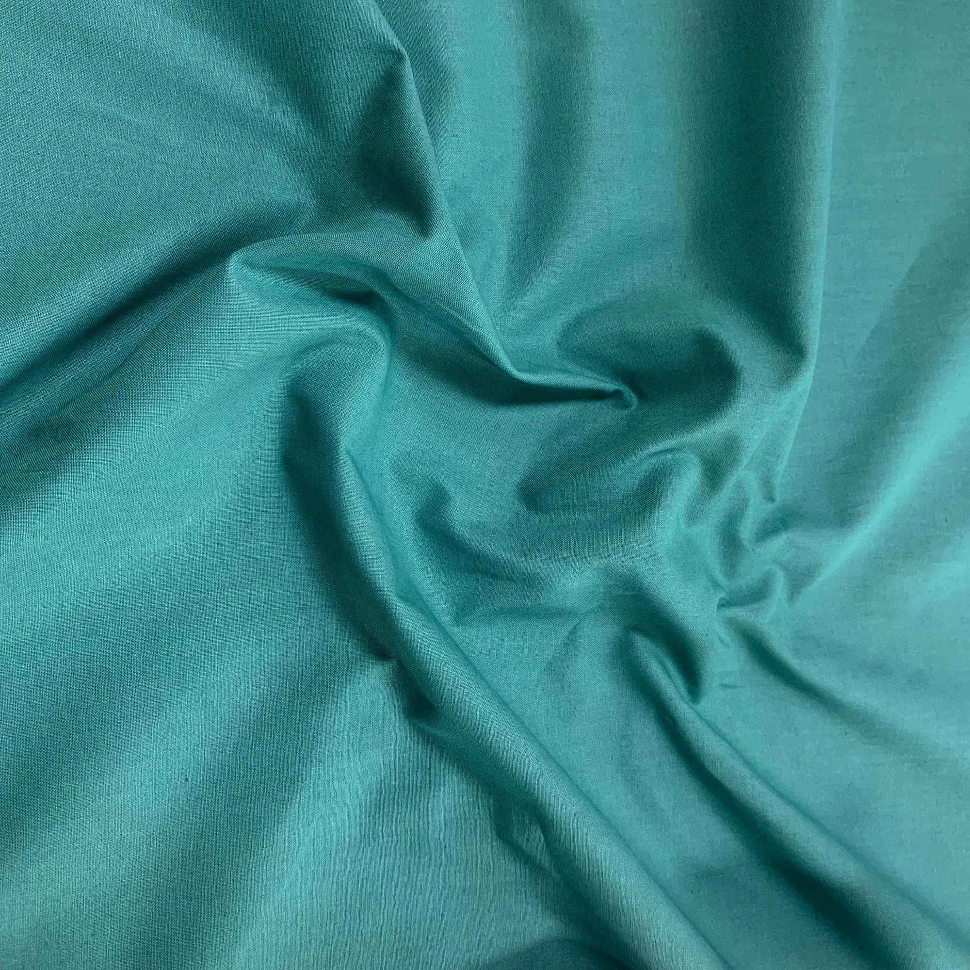 Tissu d'ameublement coton uni 150 g/m² JEKYLL laize 150 cm bleu Agate