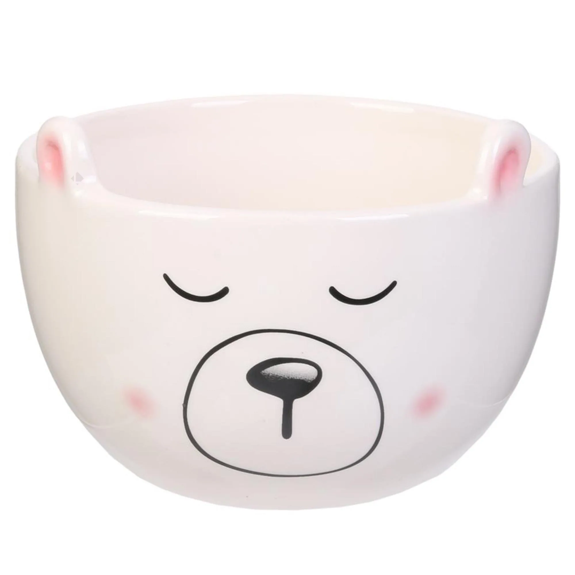 Bol 100% dolomite 45cl collection ANIMAUX personnage ours blanc