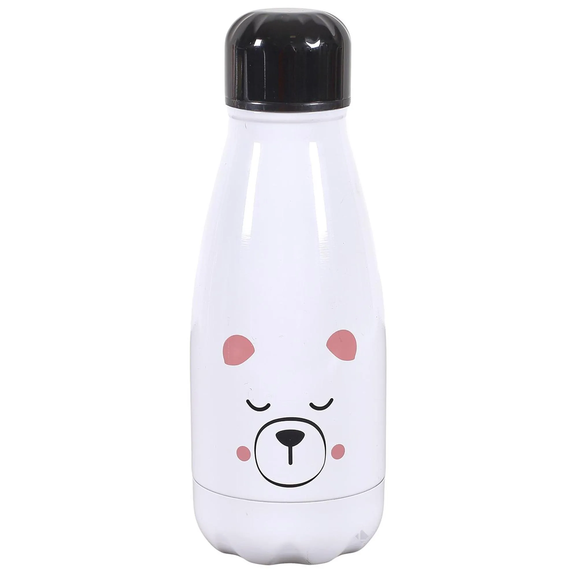 Bouteille isotherme en acier inoxydable 26cl ANIMAUX ours blanc