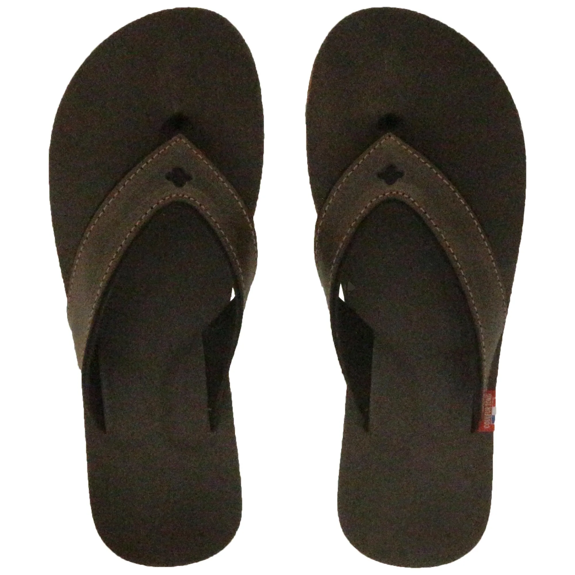 Tong bride large en cuir SPERONE 36/37 marron Chocolat