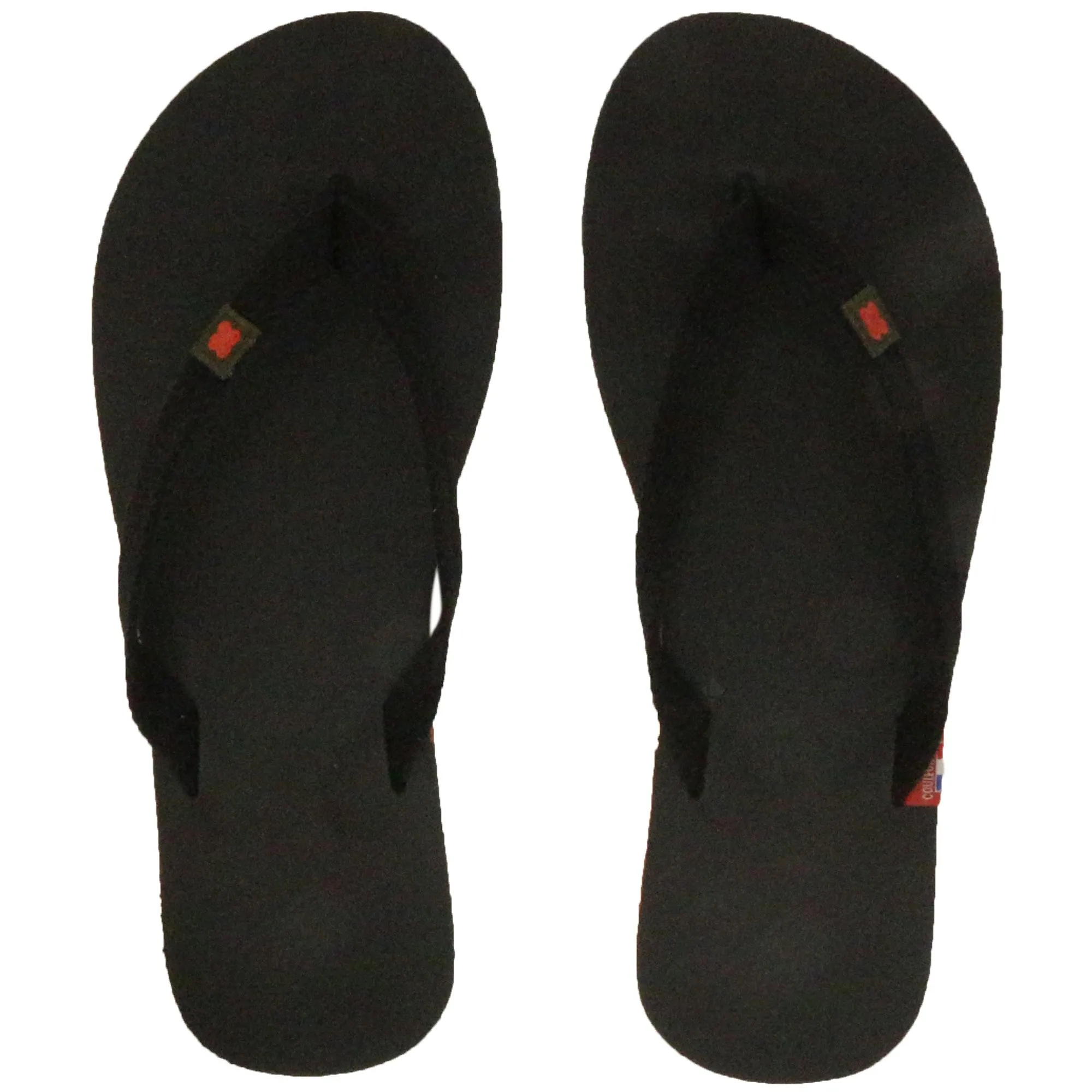 Tong en cuir velours de la collection MOOREA taille 36/37 Noir