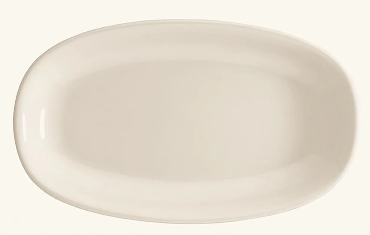 ASSIETTE OVALE GOURMET
15X8.5CM PORCELAINE