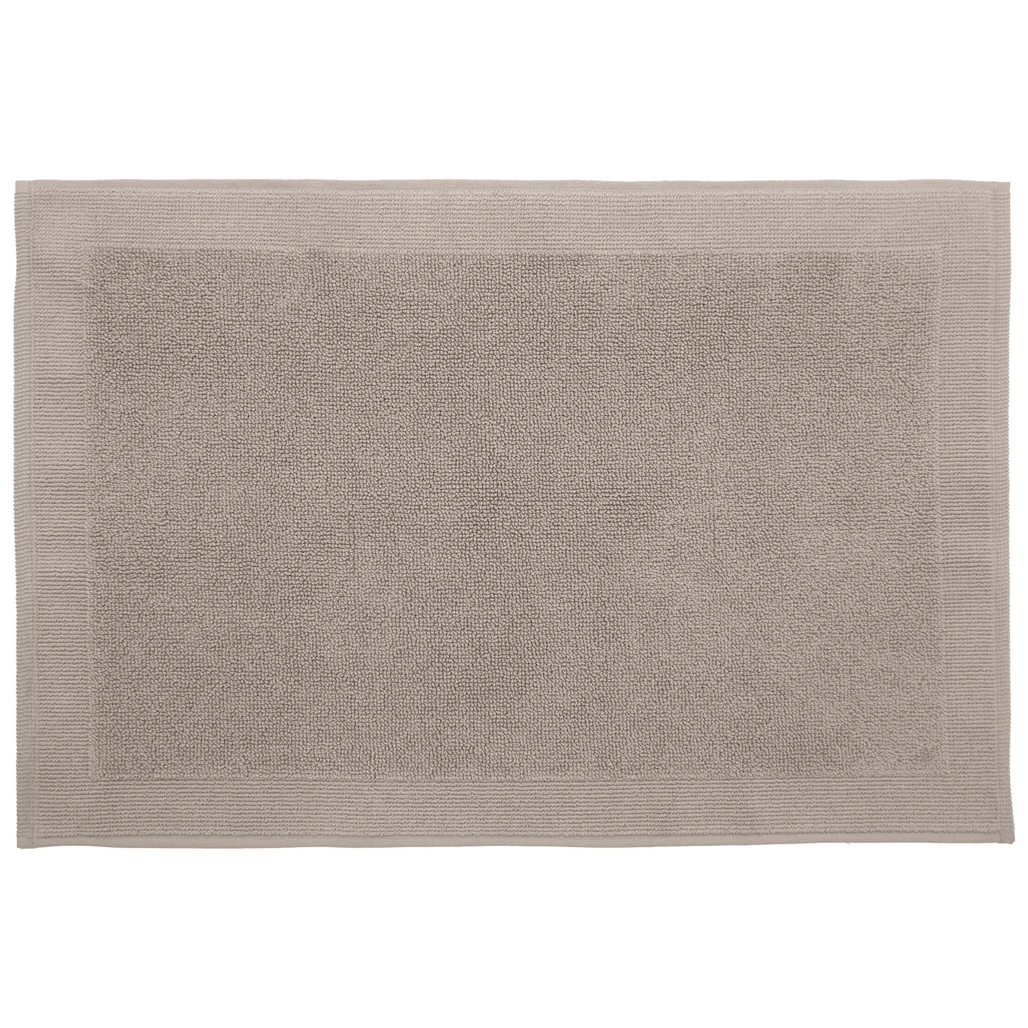 Tapis de bain 1350 g/m² 50x70 cm BAMAKO 100% coton beige Naturel