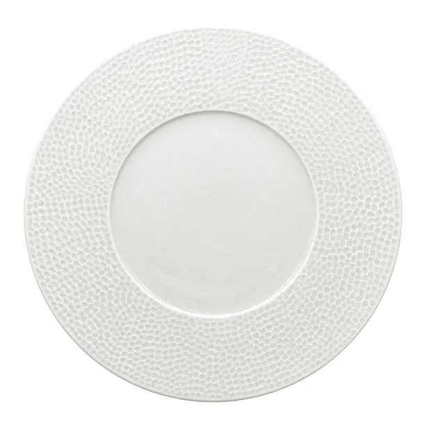ASSIETTE PLATE
MARTELÉ 29CM PORCELAINE
BLANCHE