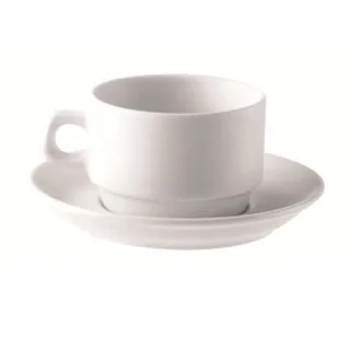 SOUS TASSE HEL 16CM
EN PORCELAINE BLANCHE