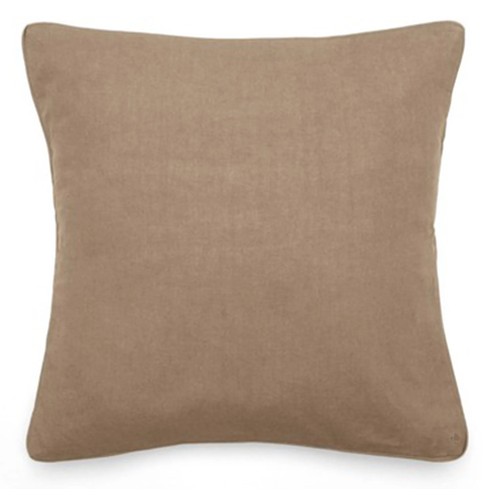 Housse de coussin 45x45 cm 50% lin et 50% coton collection OPERA DECO camel