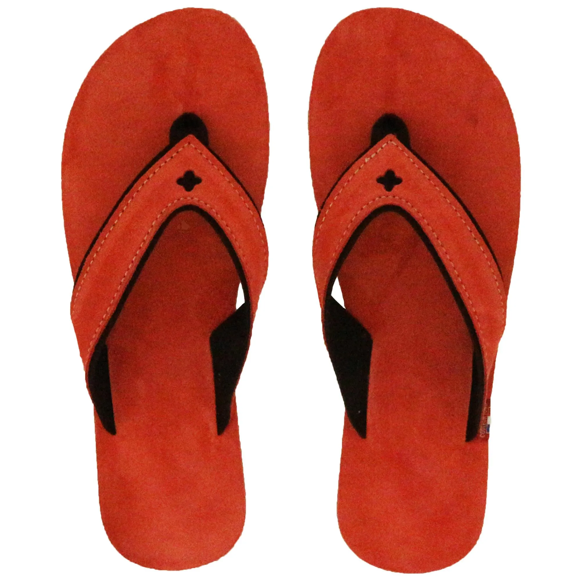 Tong bride large en cuir SPERONE 46/47 rouge Corail