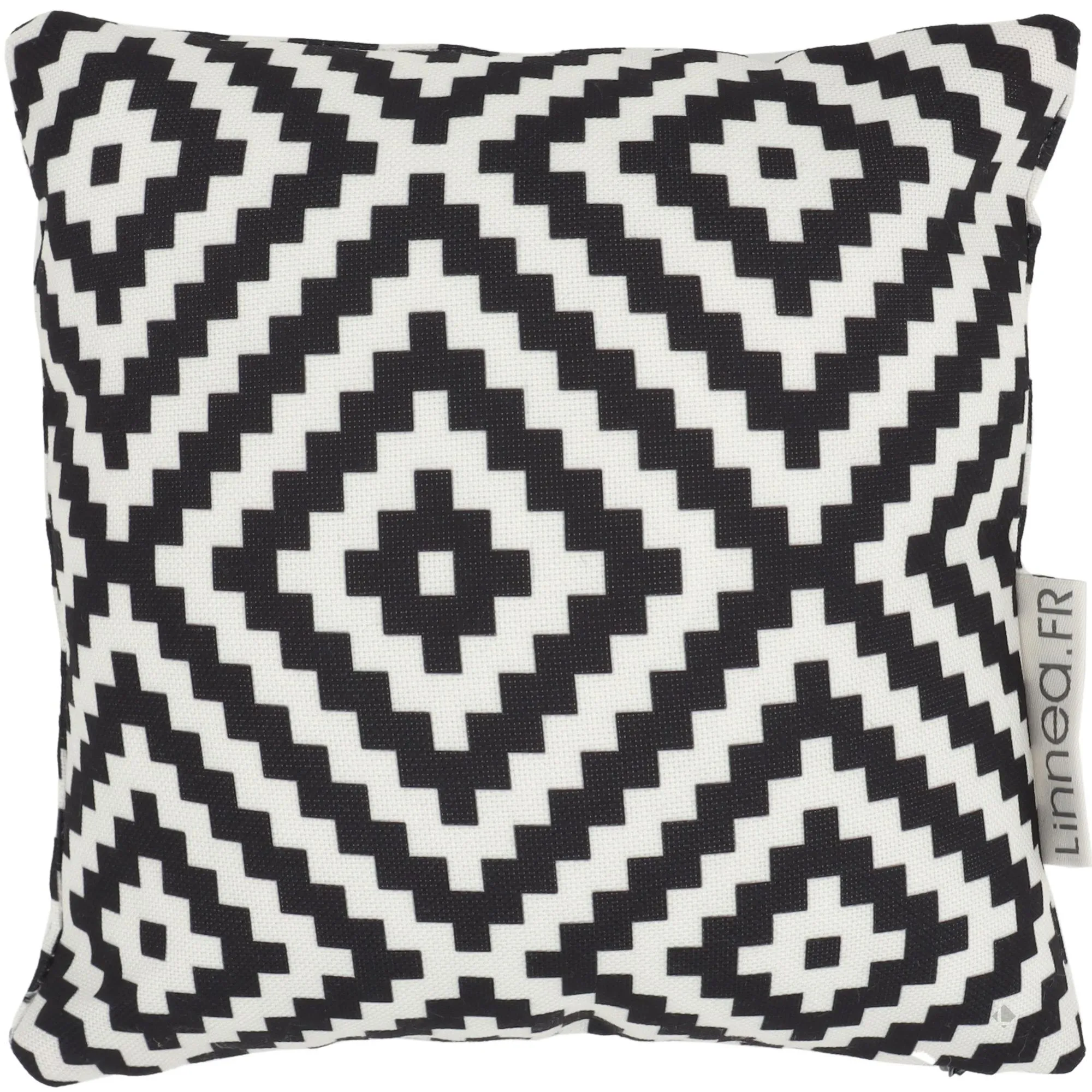 Housse de coussin 20x20 cm PANAMA Noir