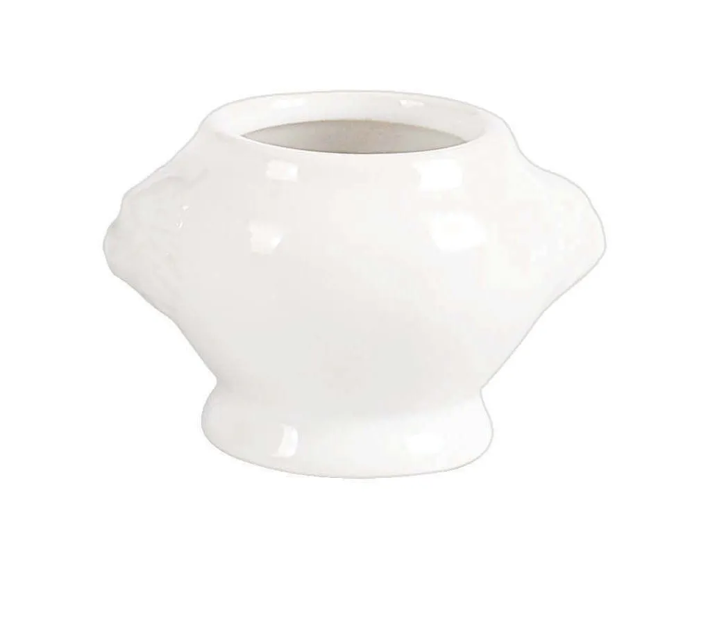 BOL TÊTE D LION
10CL EN GRÈS BLANC