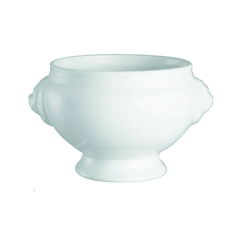 SOUPIERE TÊTE DE LION
1L60 EN GRÈS BLANC