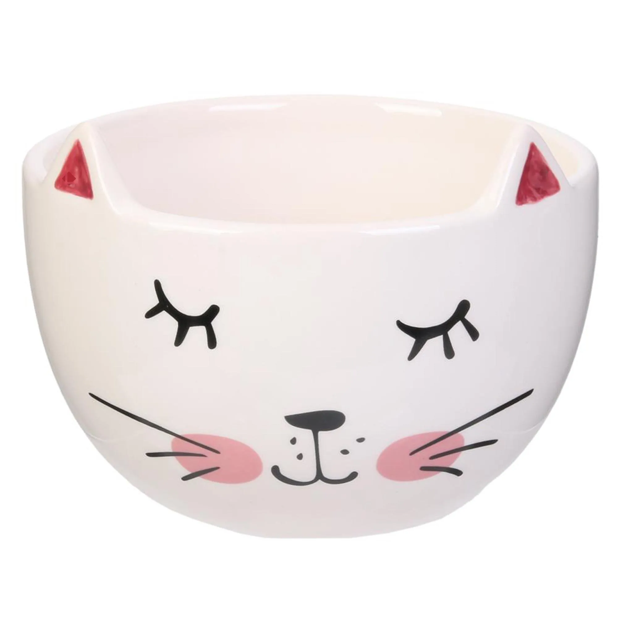 Bol 100% dolomite 45cl collection ANIMAUX personnage chat blanc