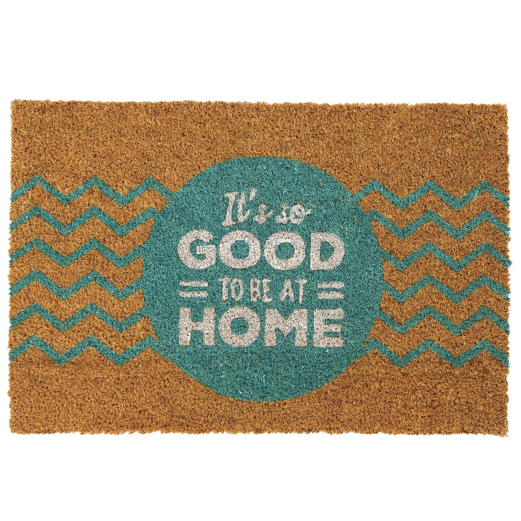 Paillasson 40x60 cm GOOD It's so Good to be at Home turquoise