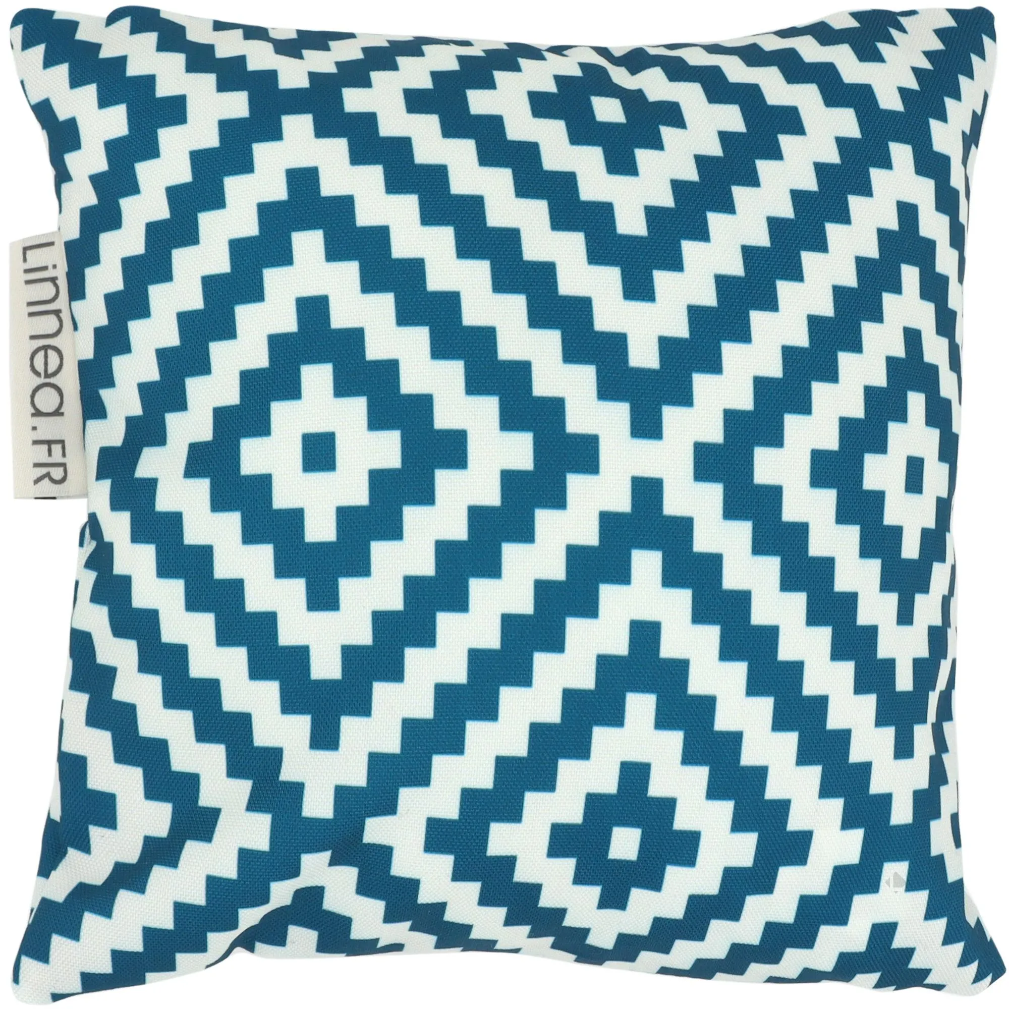 Housse de coussin 20x20 cm PANAMA Bleu Canard