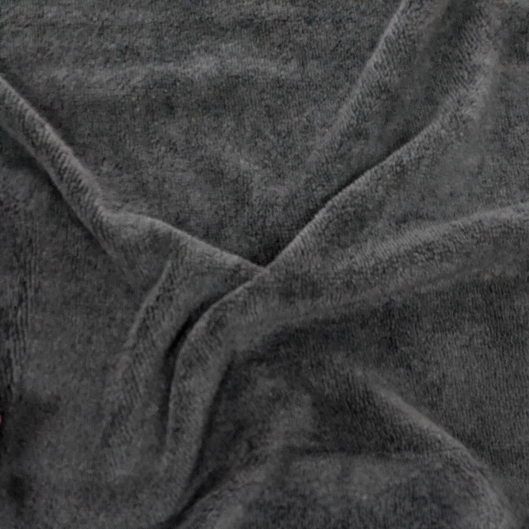 Tissu motif uni BAMBOUNETTE fibre de bambou noir