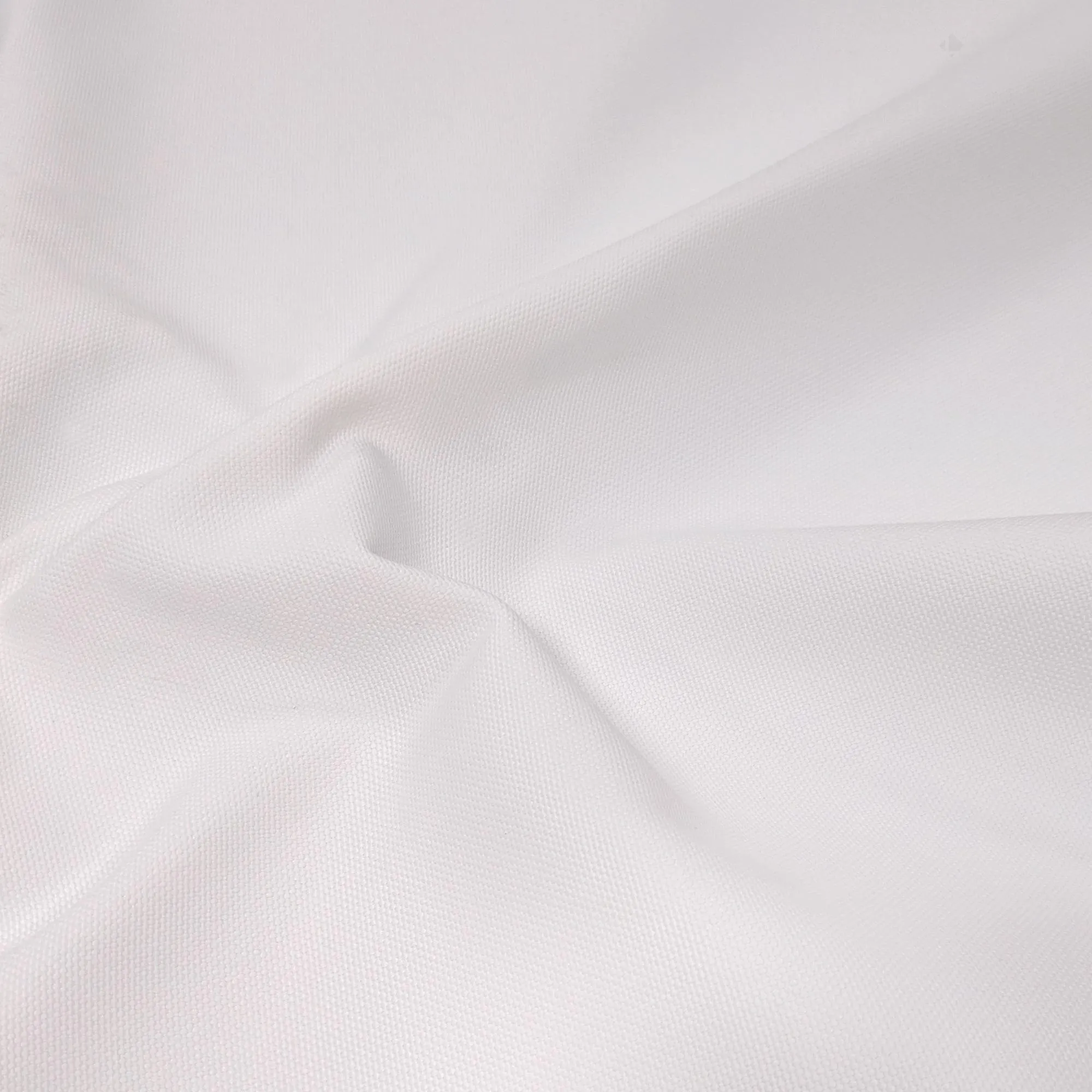 Tissu motif uni SUNLAB outdoor synthétique blanc