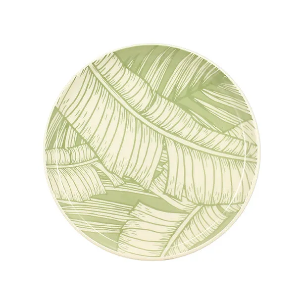 ASSIETTE DESSERT LEAVES
20CM EN GRÈS VERT