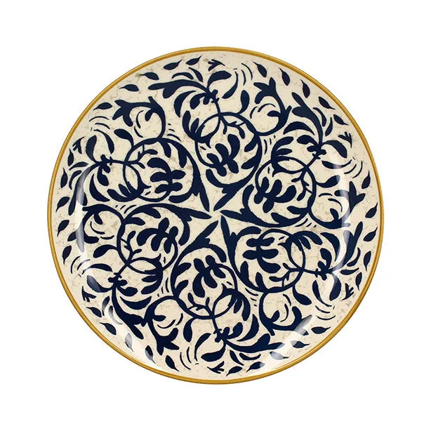 ASSIETTE PLATE HÉRACLÉE
27CM EN GRÈS DÉCOR BLEU