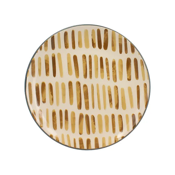 ASSIETTE À DESSERT
HORIZON 19CM EN GRÈS
BEIGE ET MARRON