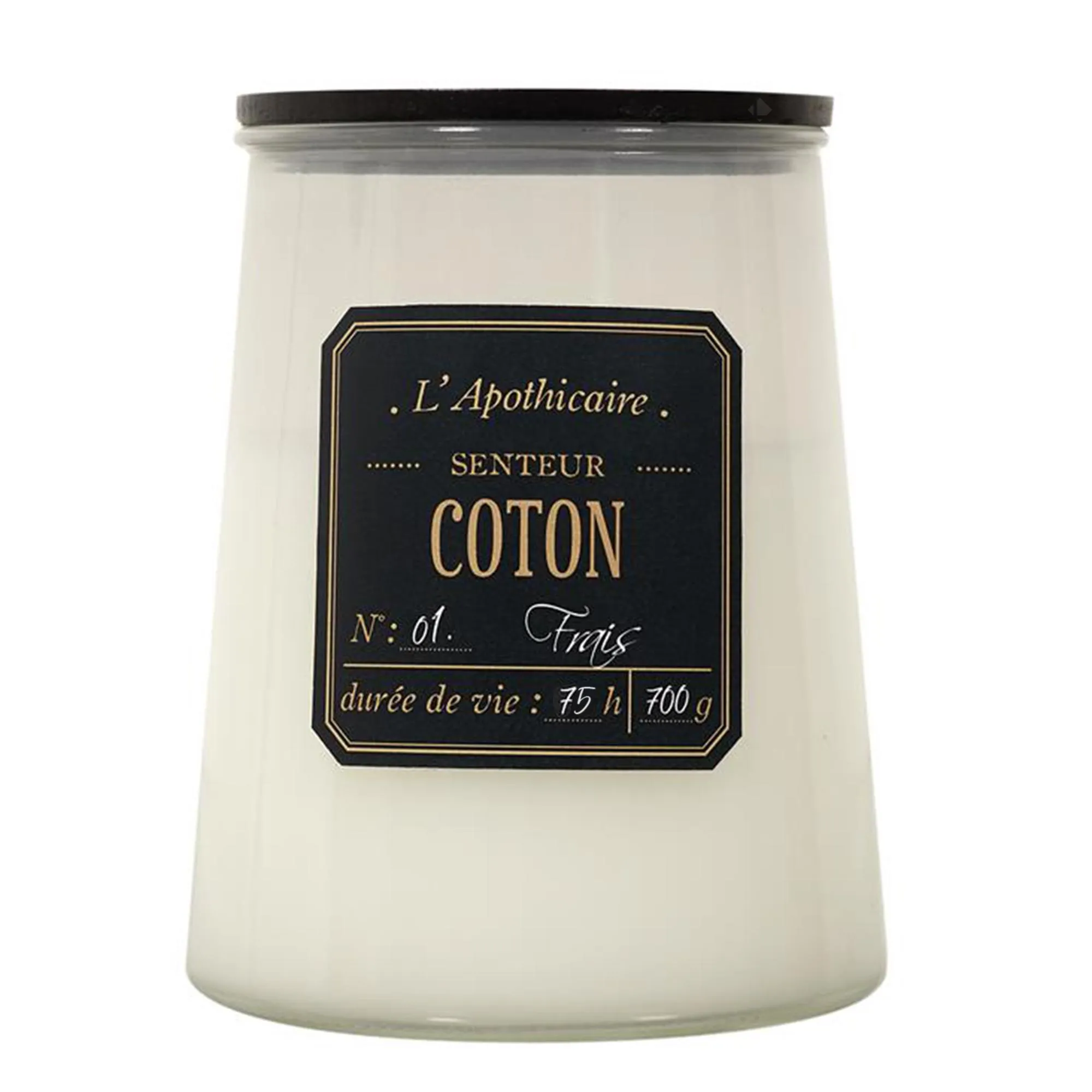 Bougie parfumée ALCHIMISTE senteur coton