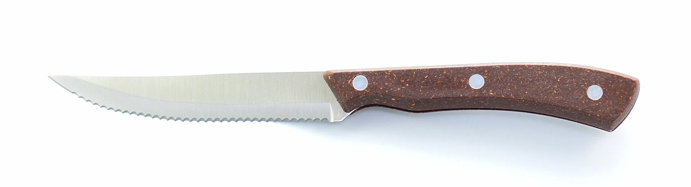 COUTEAU À STEAK MANCHE
BAMBOU 3 RIVETS 23,3CM