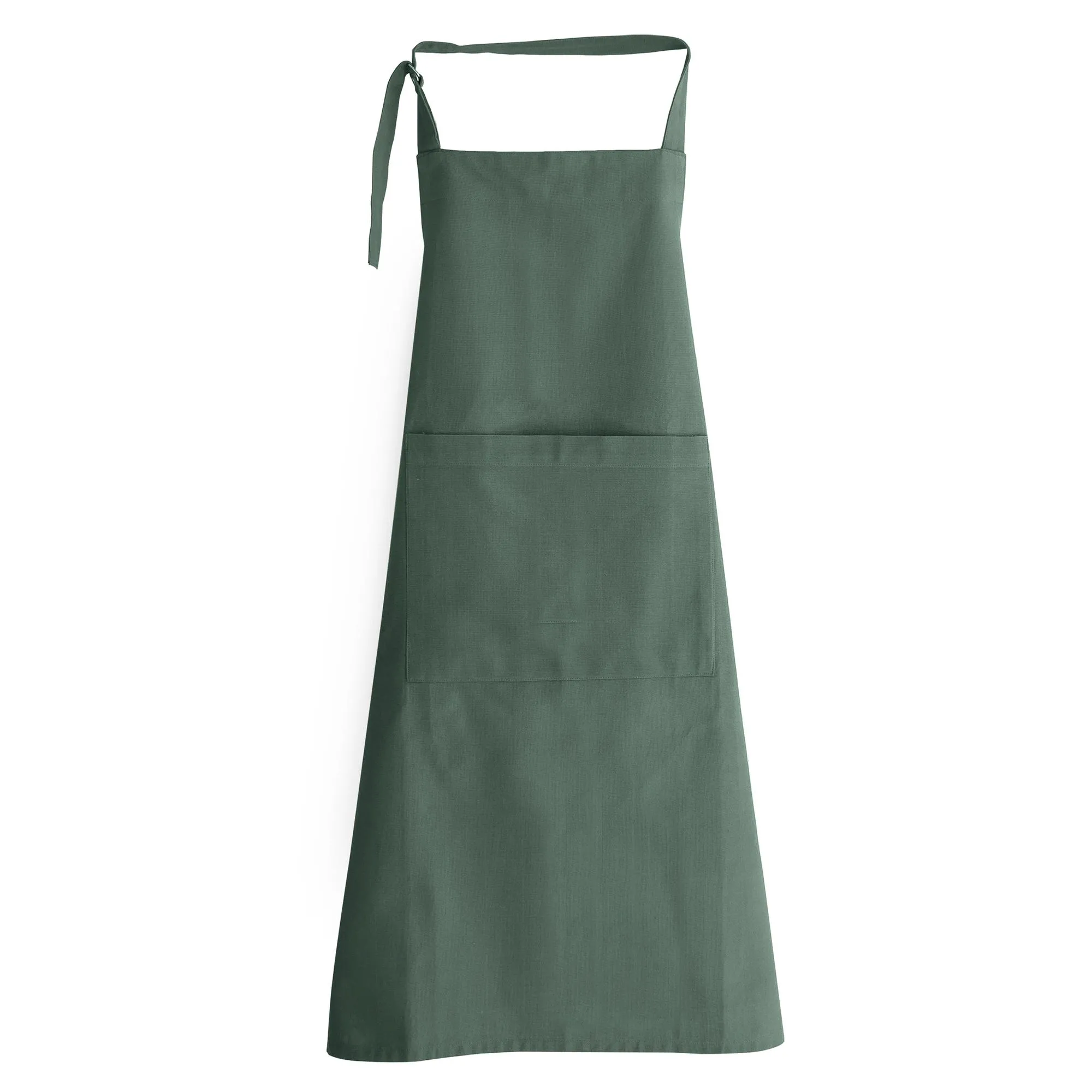 Tablier de cuisine 100% coton 70x90cm collection YUCO vert cèdre