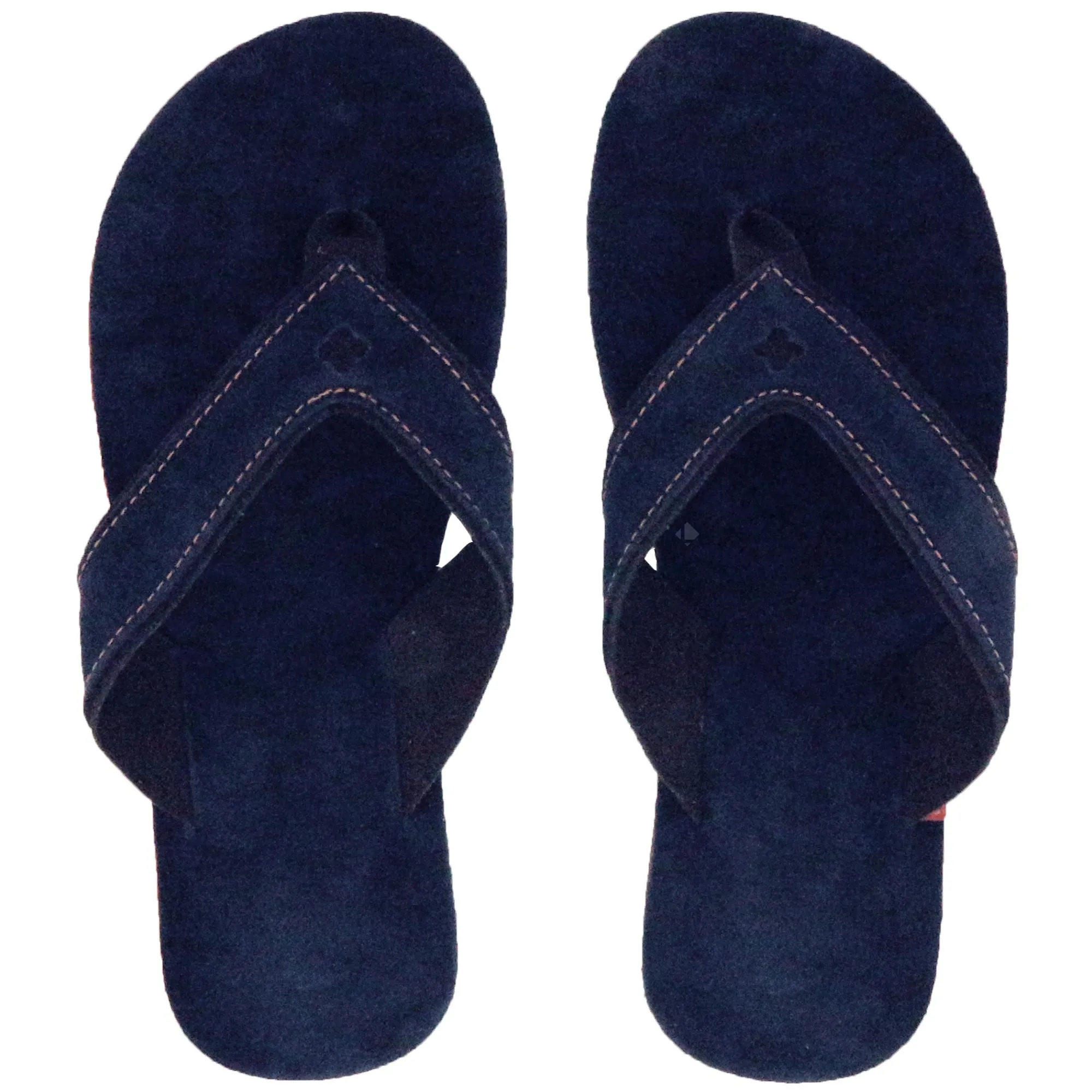 Tong bride large en cuir SPERONE 34/35 bleu Marine