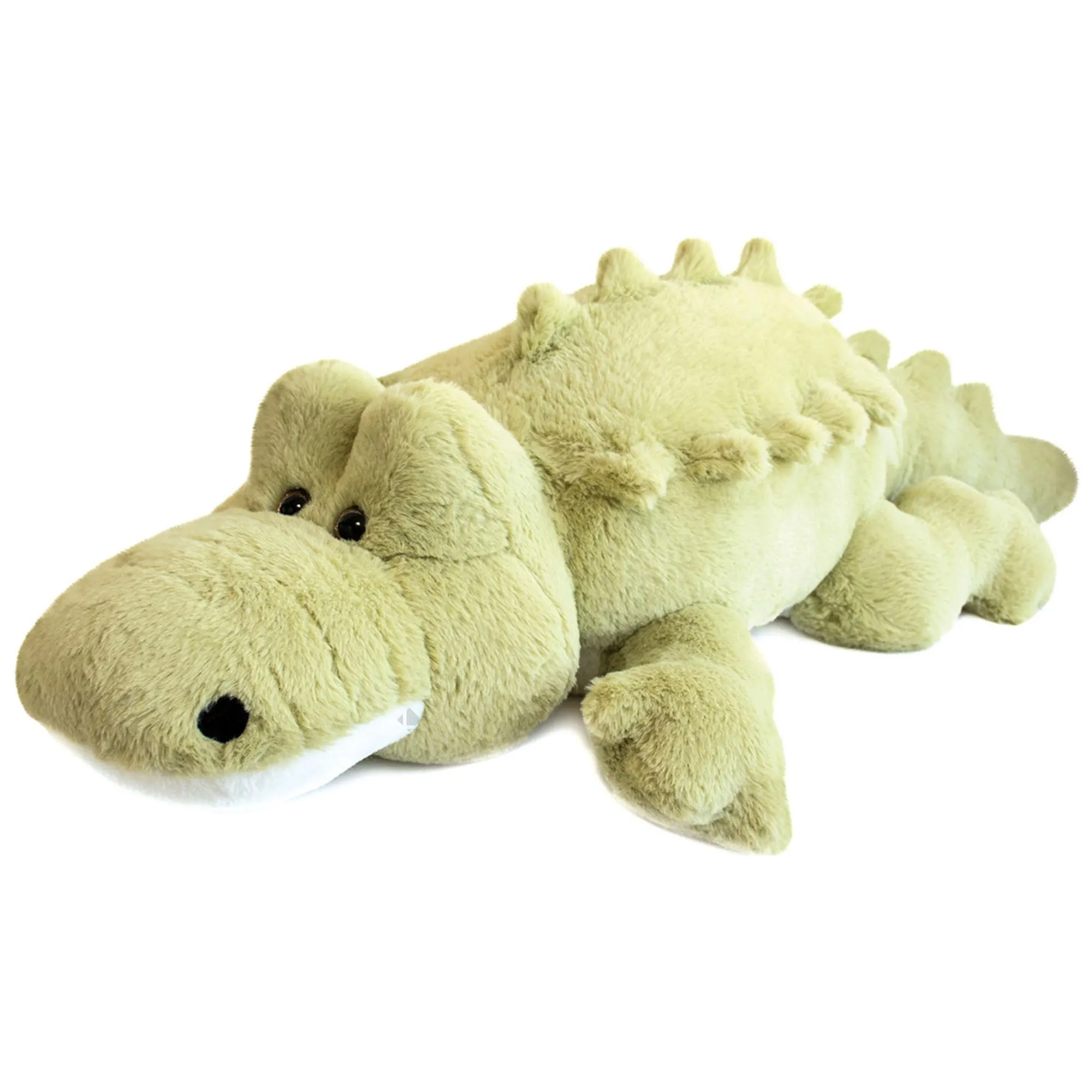 Peluche crocodile 120 cm polyester DANS LA FORET TROPICALE vert
