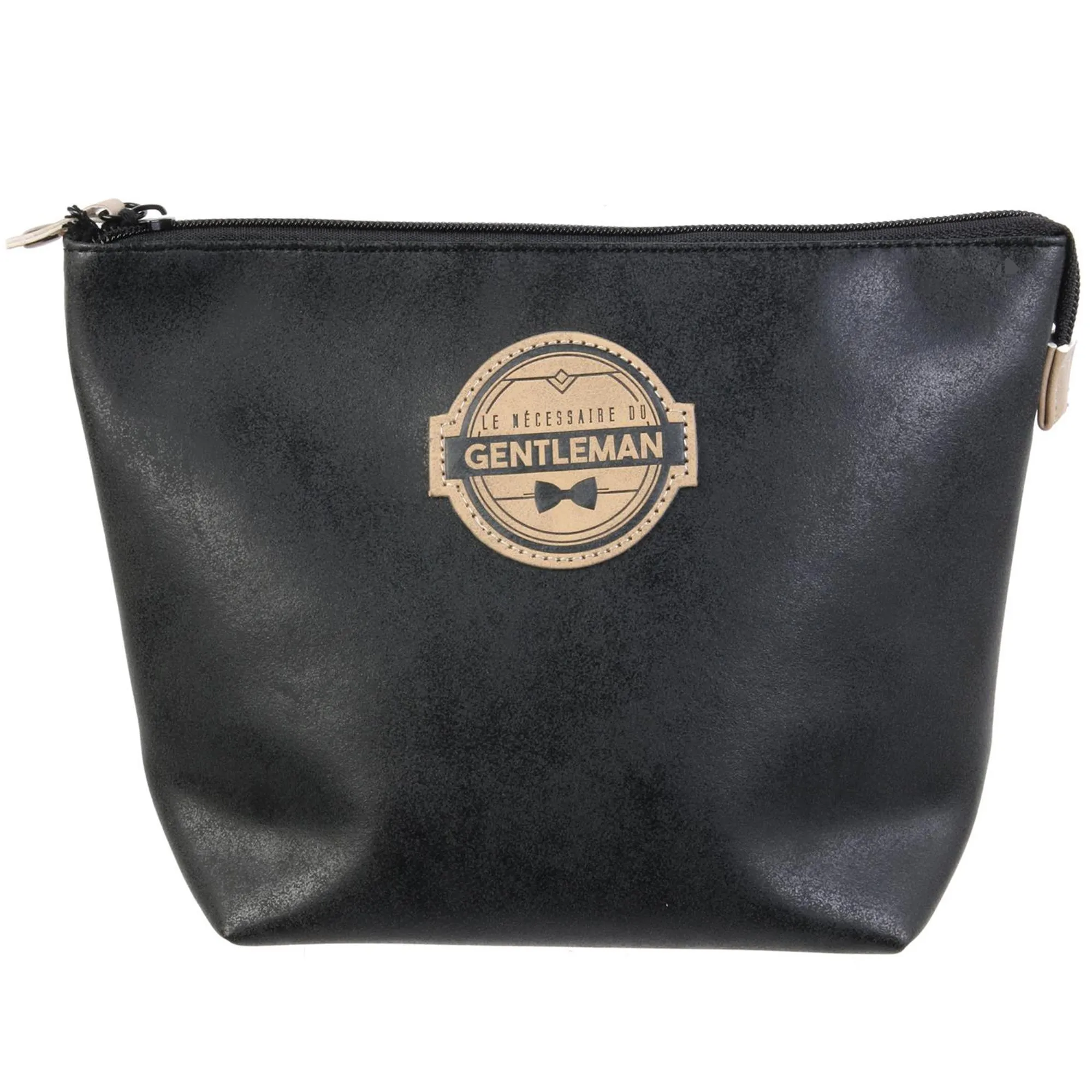 Trousse de toilette 23x17x9.5 cm motif noeud collection GENTLEMAN noire