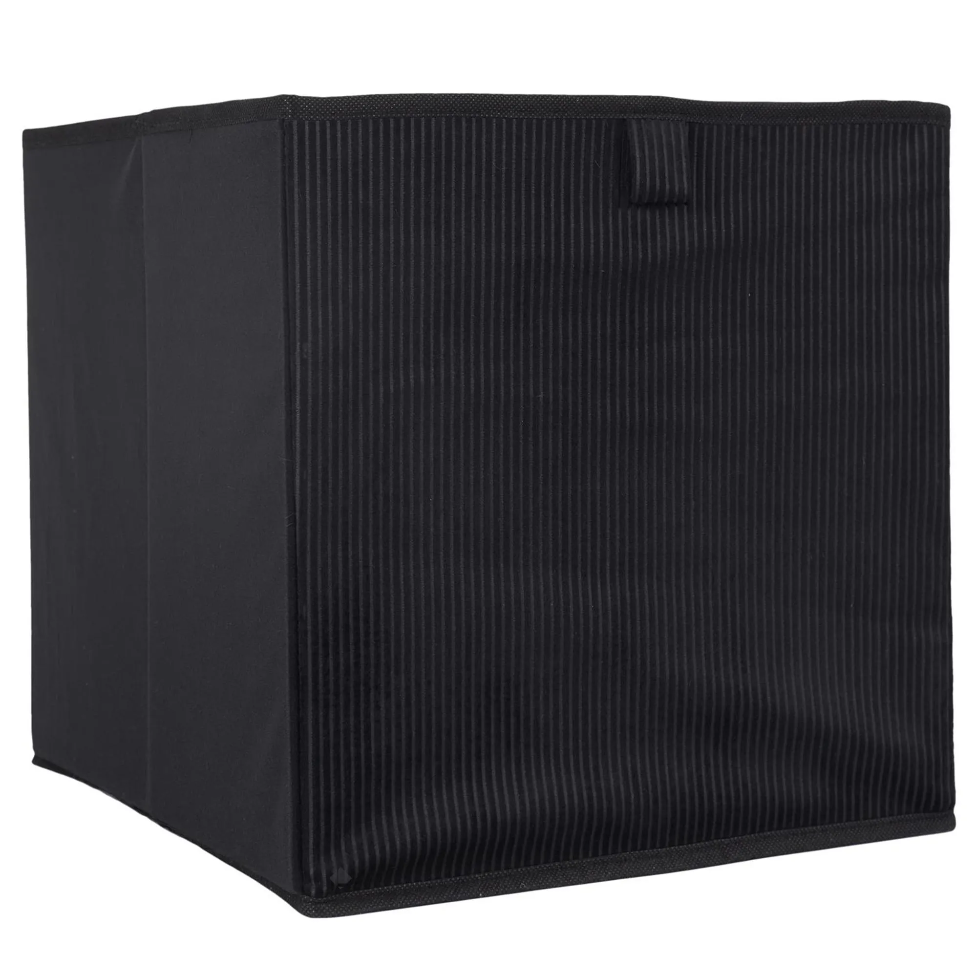 Cube de rangement décoratif 27 L collection VITALY 30x30x30 cm noir