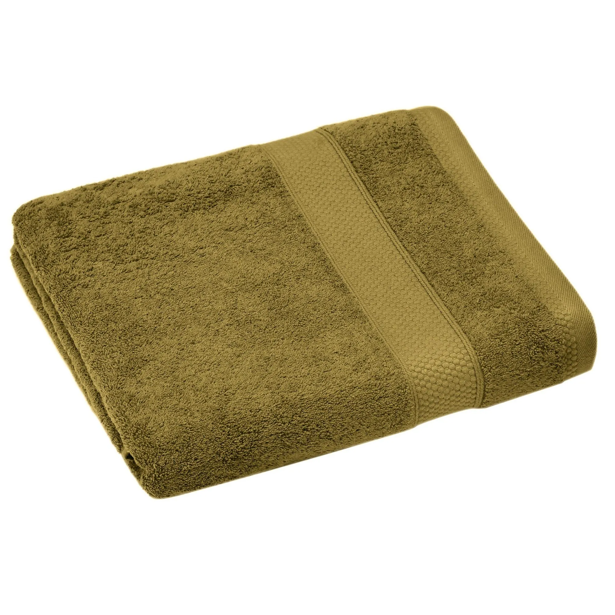 Serviette de toilette coton 550 g/m2 50x90 cm NAÏA vert Jasmin