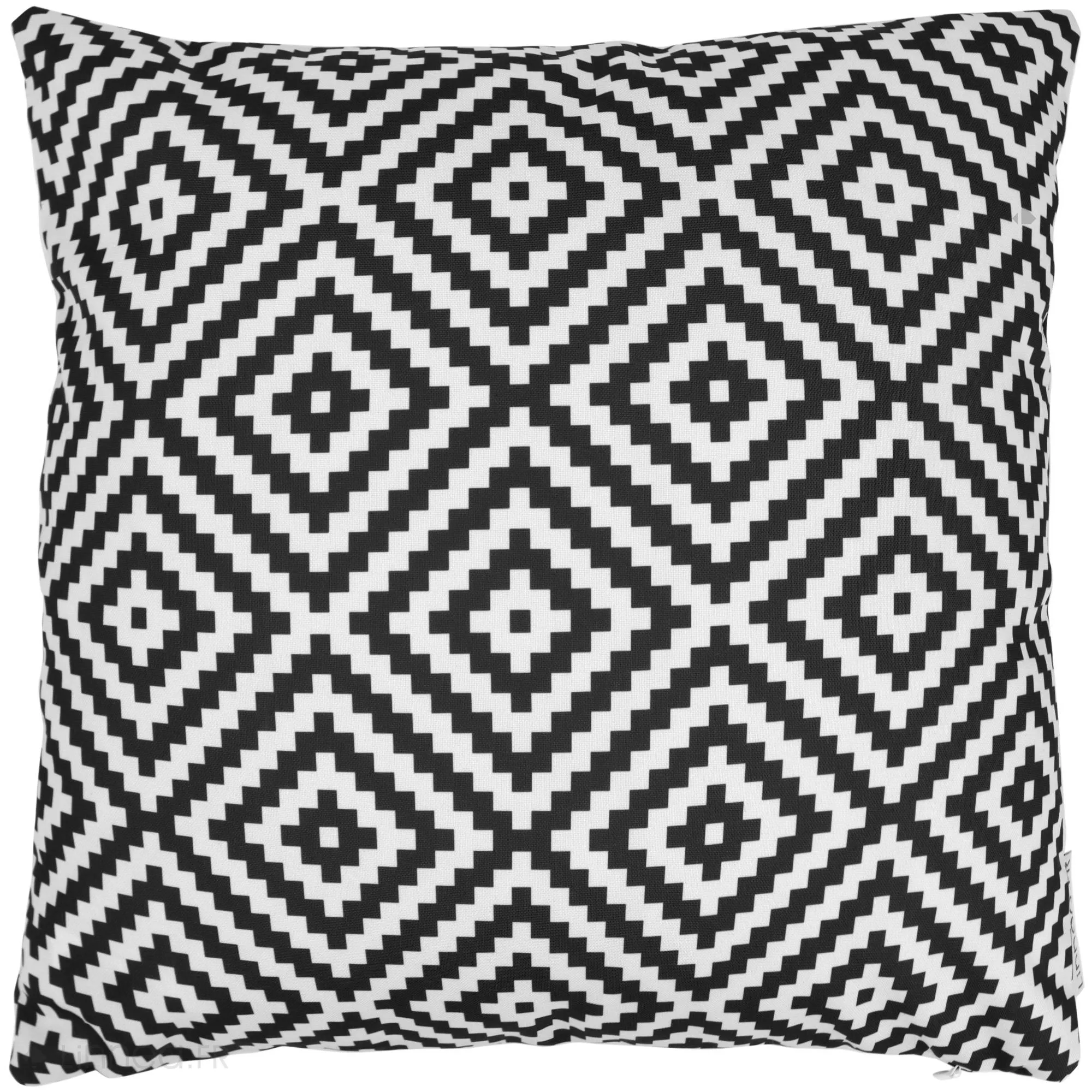 Housse de coussin 40x40 cm PANAMA Noir