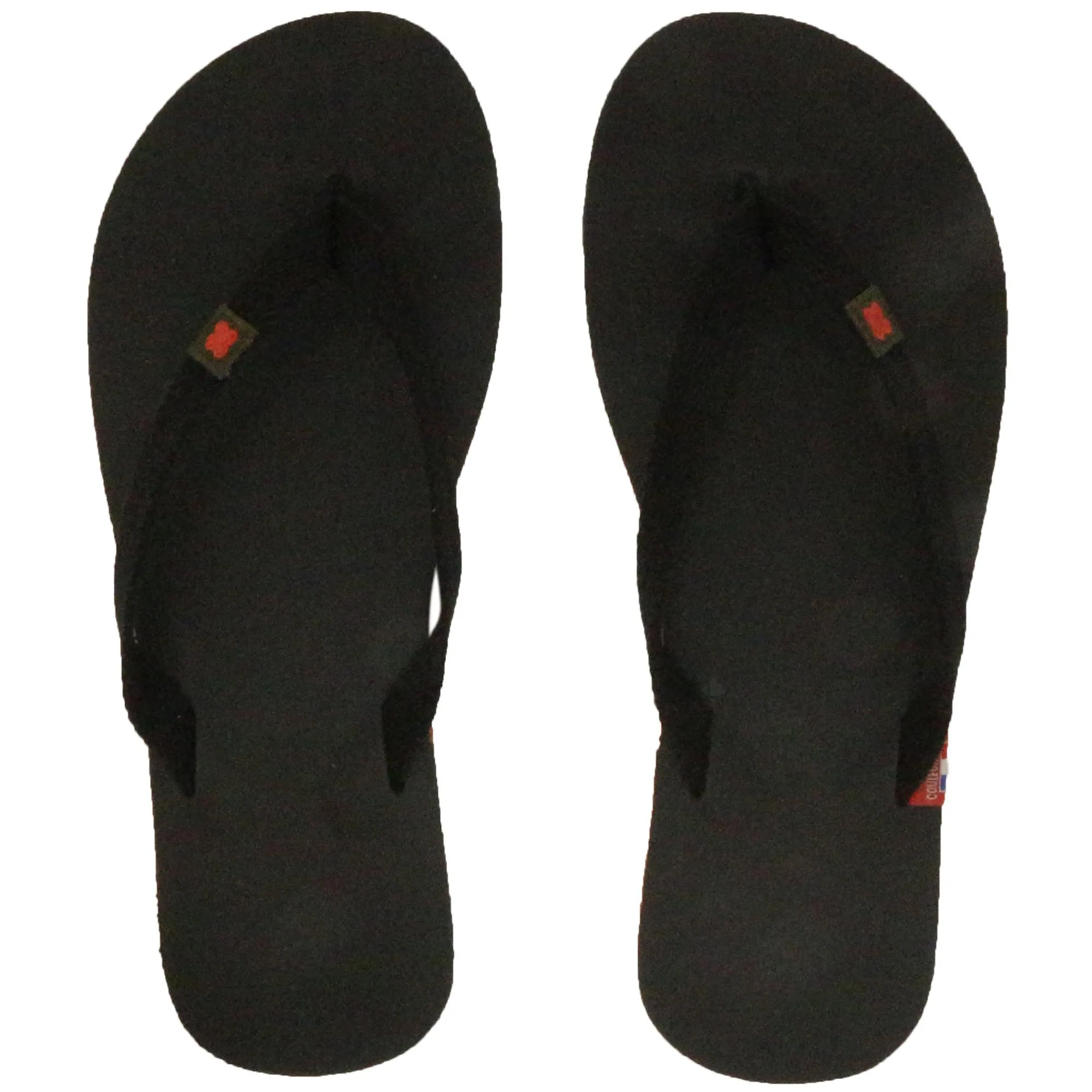 Tong en cuir velours de la collection MOOREA taille 34/35 Noir