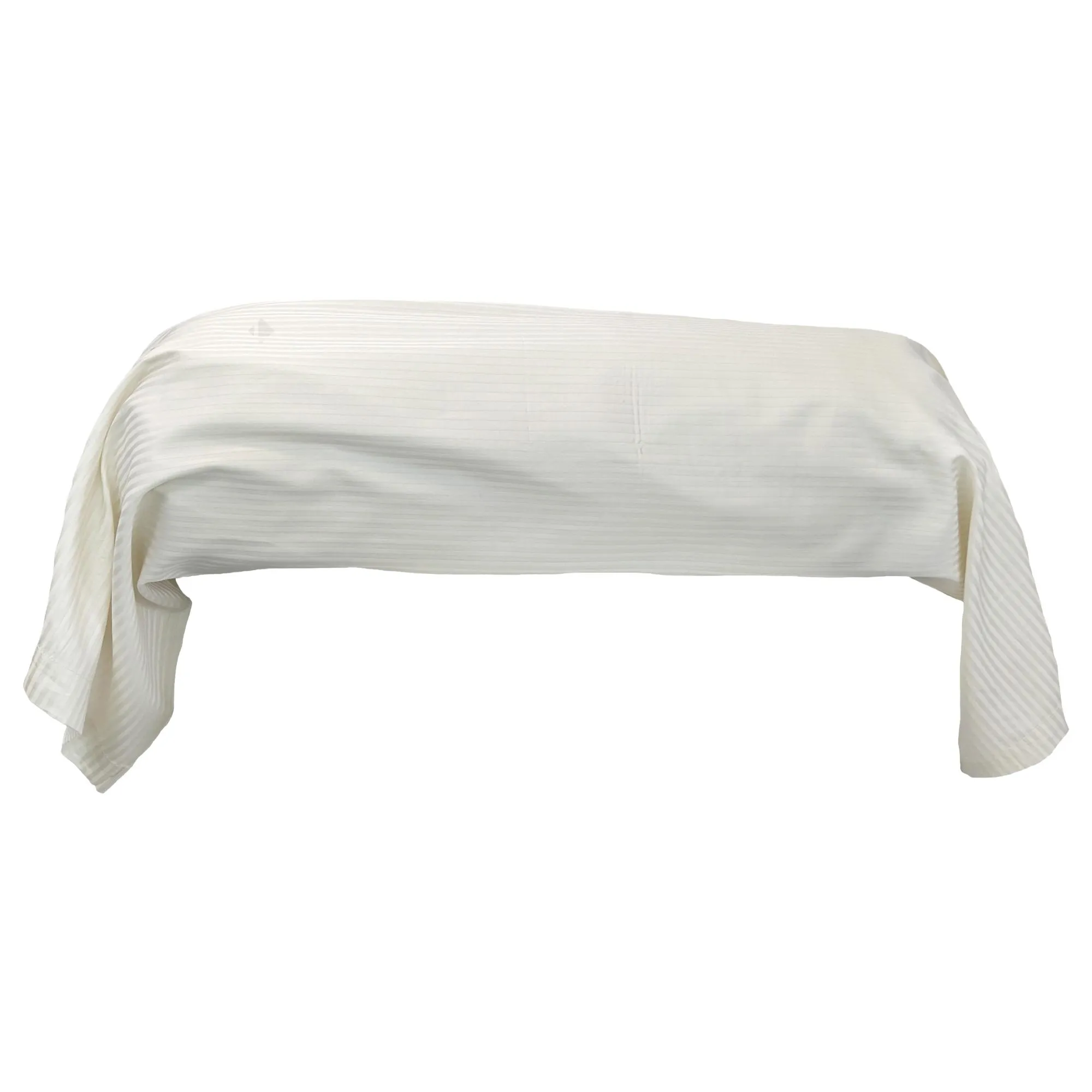 Taie de traversin 200x43 cm satin de coton GRAND HÔTEL marron sable